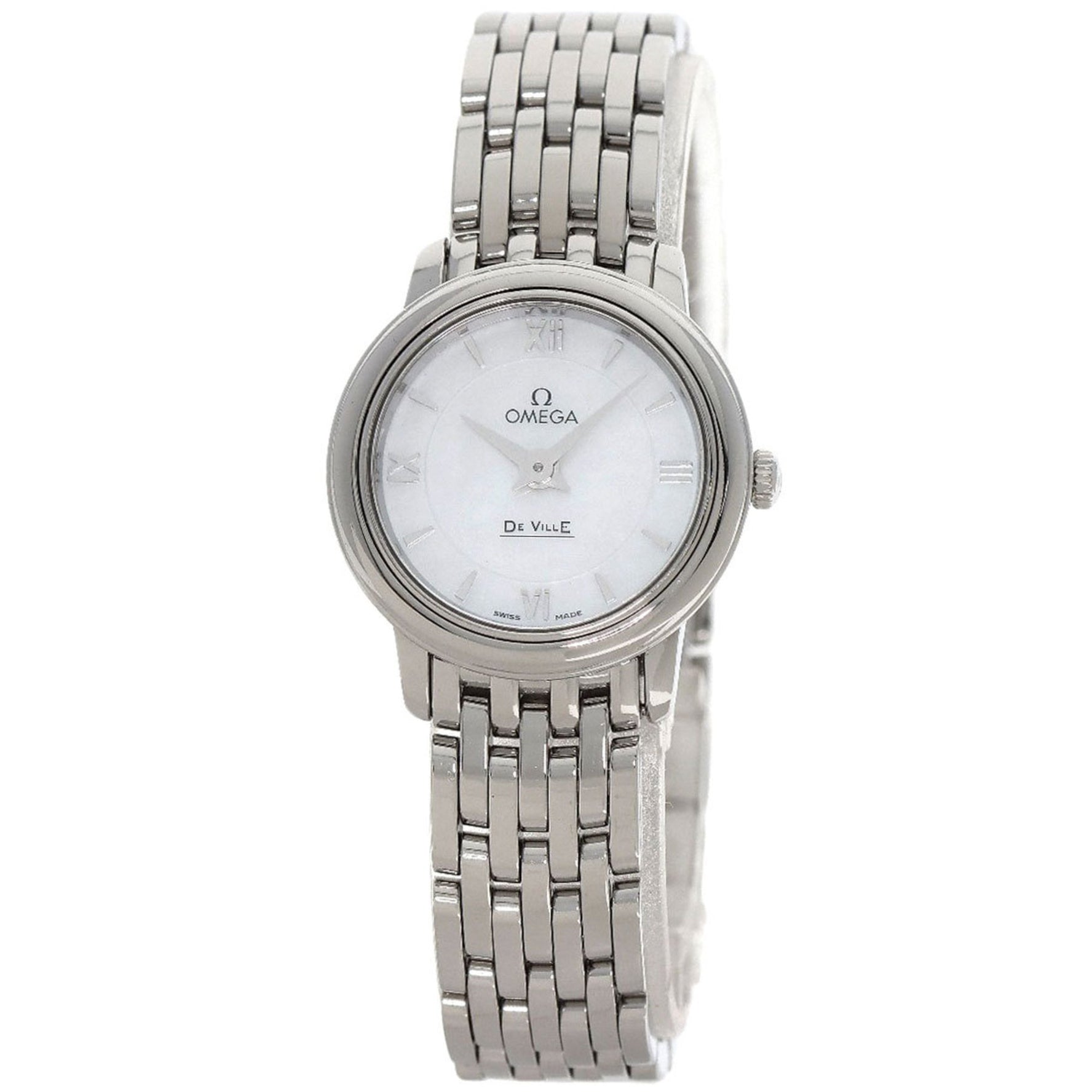 OMEGA 424.10.24.60.05.001 De Ville Prestige Watch Stainless Steel SS Ladies