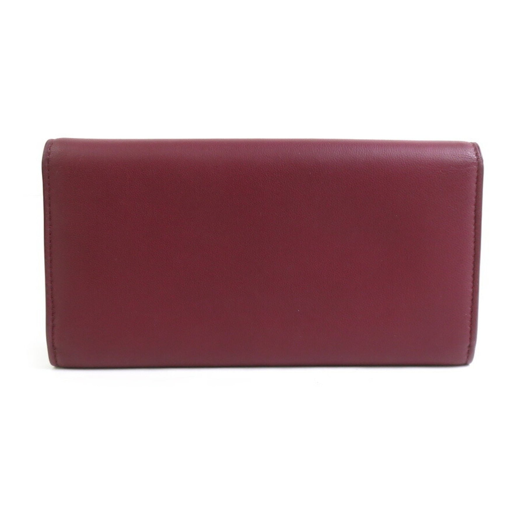 Bottega Veneta long wallet in leather, red and burgundy, women