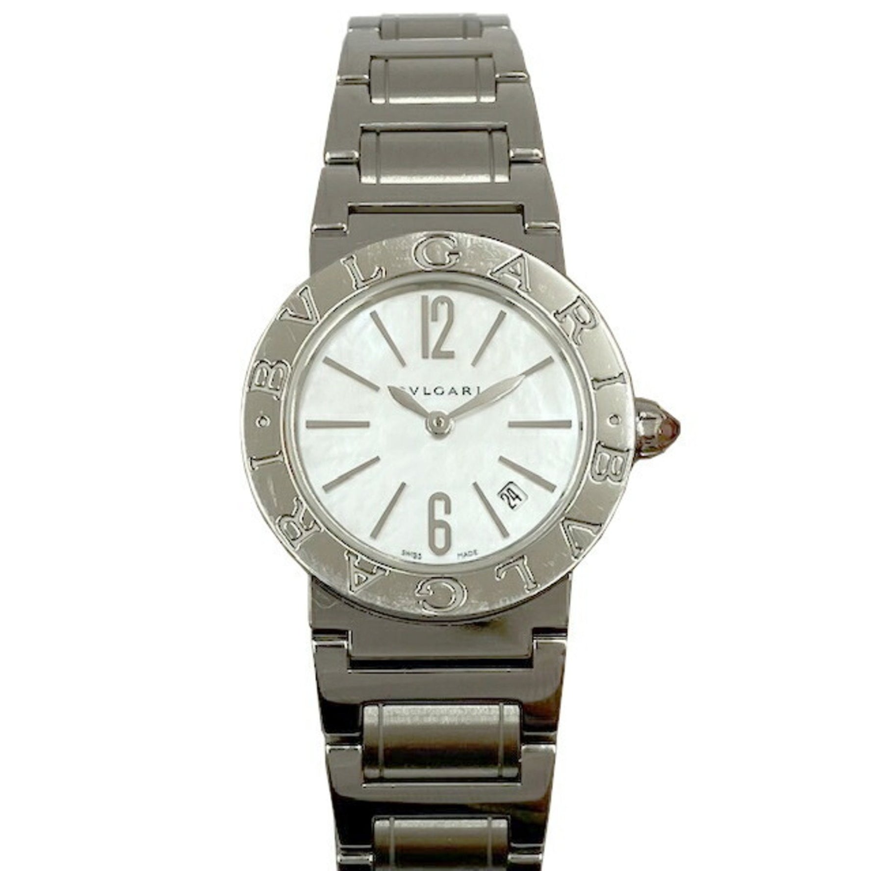 BVLGARI Bulgari BBL26S Quartz Watch SS Shell Dial Women's 26mm