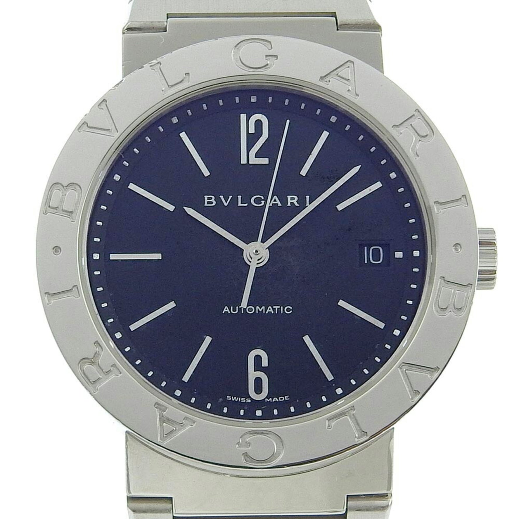 BVLGARI Bulgari Watch BB33SS Stainless Steel Automatic Black Dial Women's I120224008