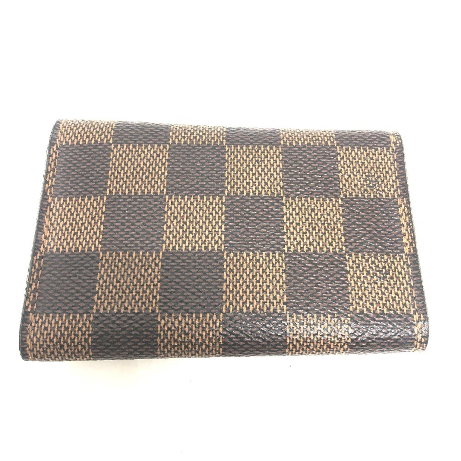 Louis Vuitton Multicle 6 case, small item, key Damier canvas, men's, ebene, brown