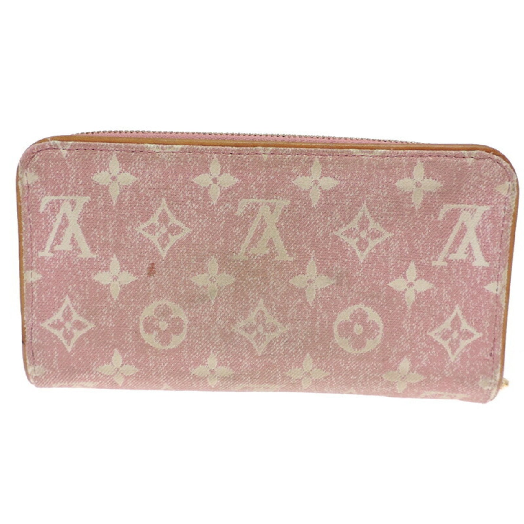 Louis Vuitton Zippy Wallet Long Monogram Jacquard Denim