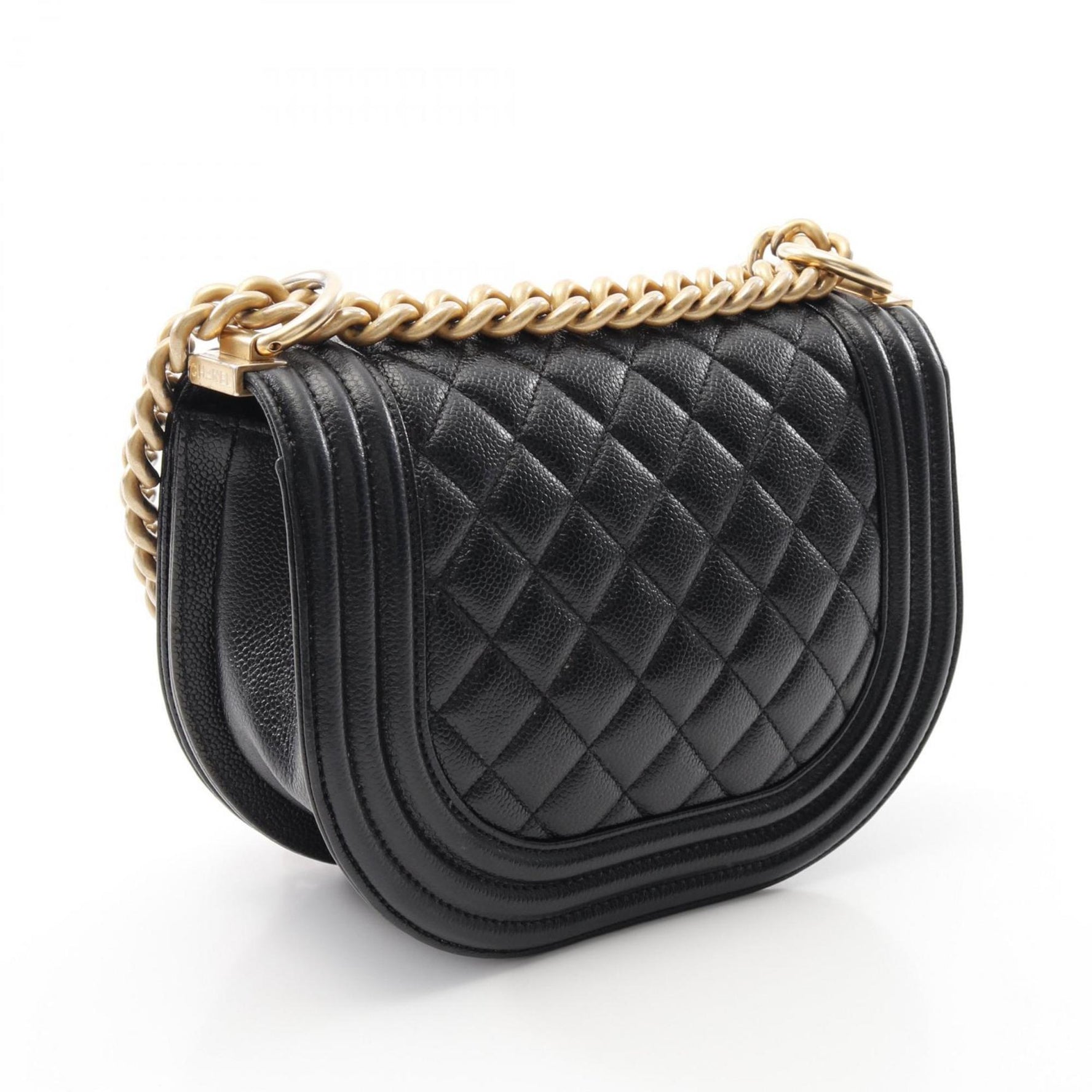 CHANEL Boy Shoulder Bag in Grained Calfskin Leather