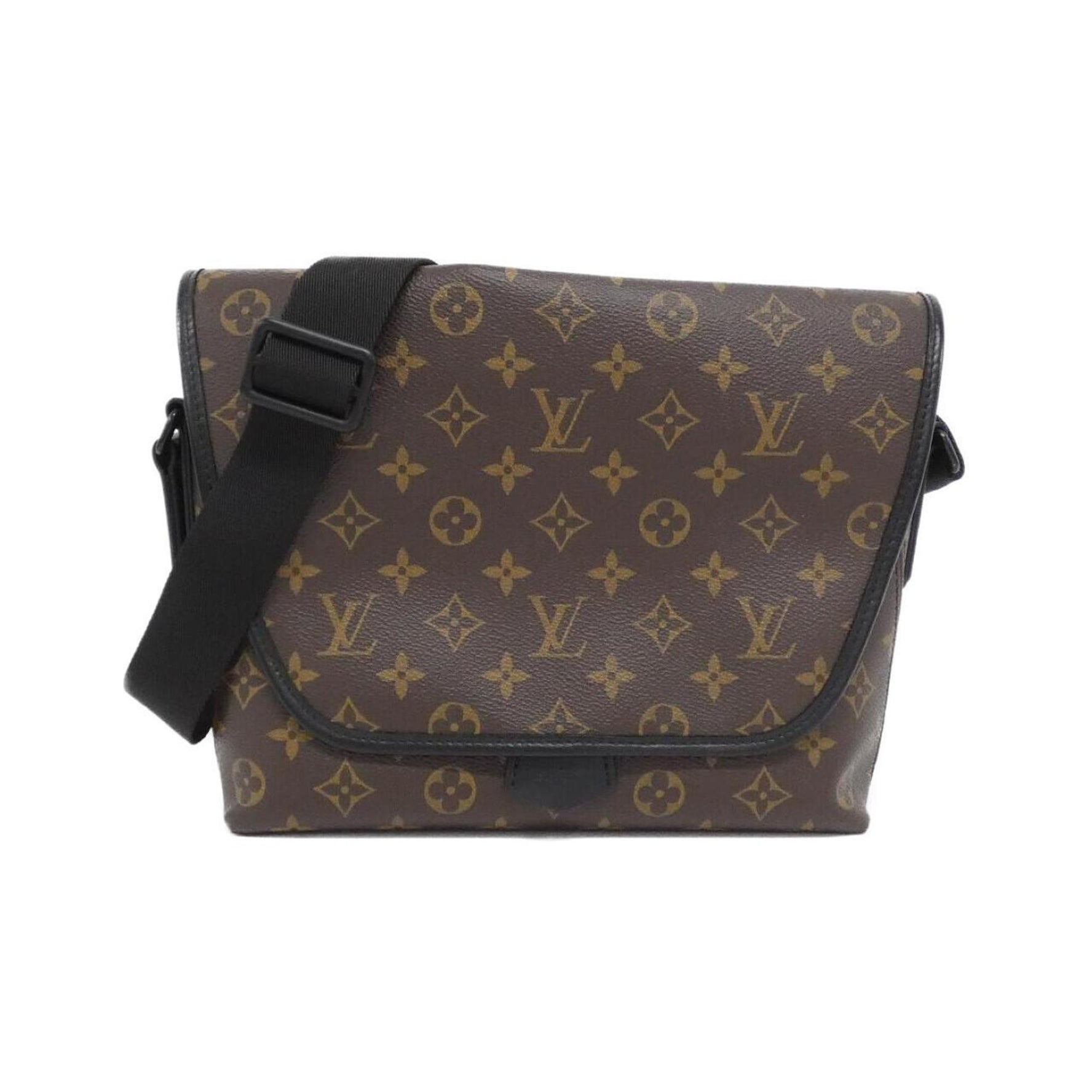Louis Vuitton Monogram Macassar Magnetic Messenger Shoulder Bag