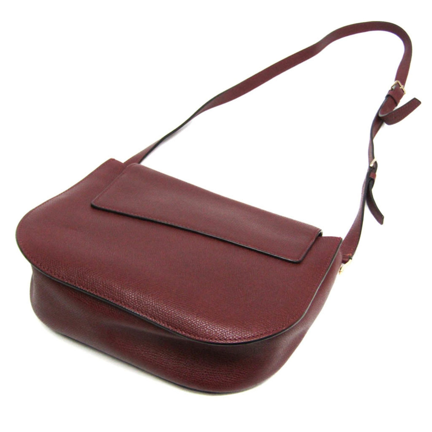 Valextra Crossbody Leather Shoulder Bag