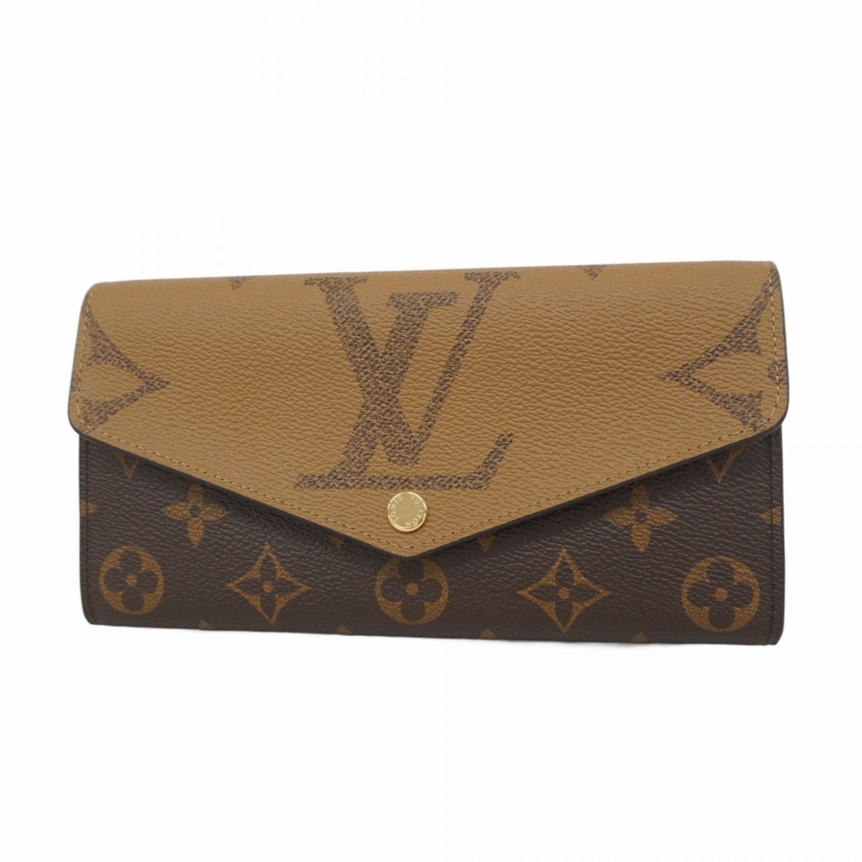 Louis Vuitton Monogram Giant Reverse Long Wallet, Portefeuille Sarah