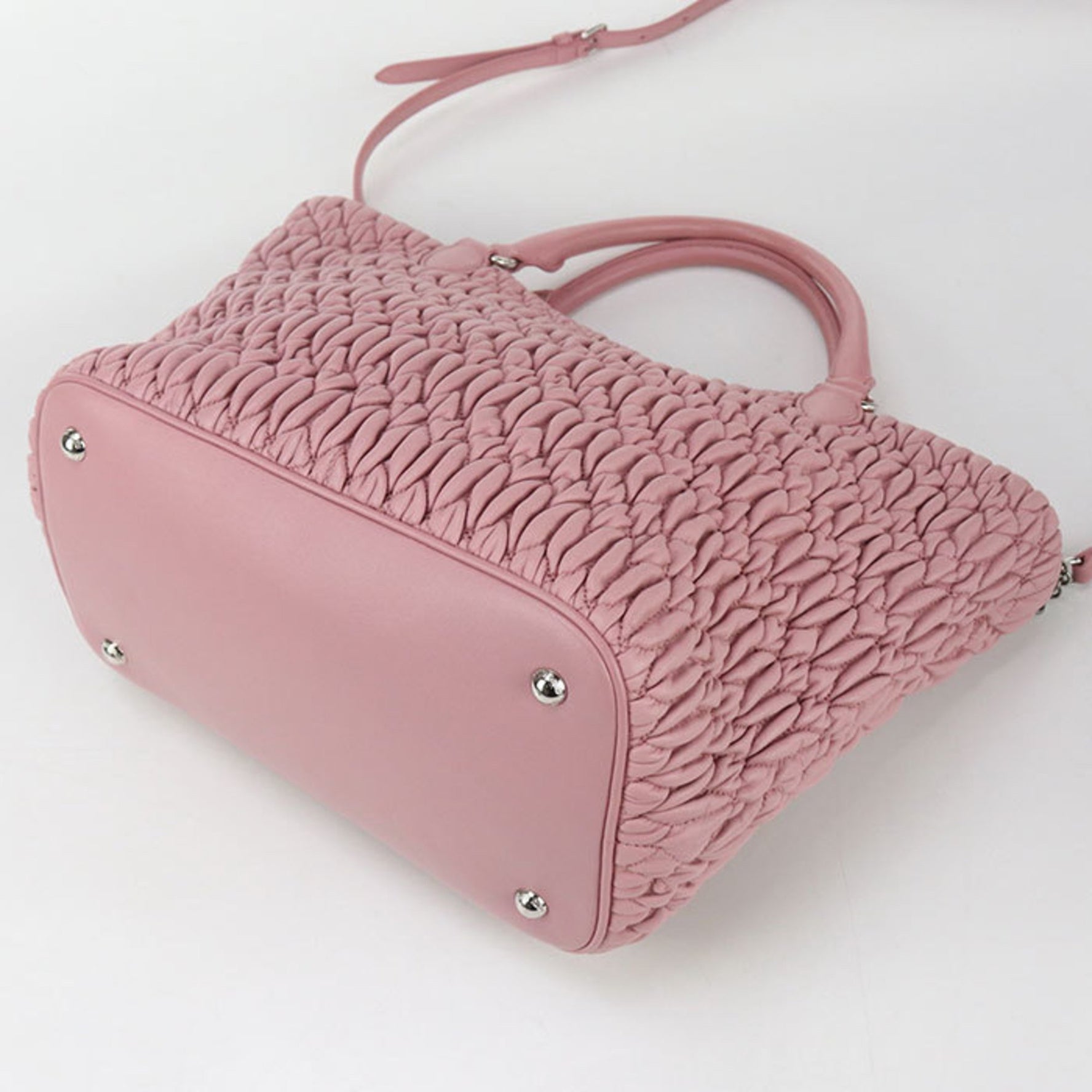 Miu Miu MIU Matelasse Tote Bag