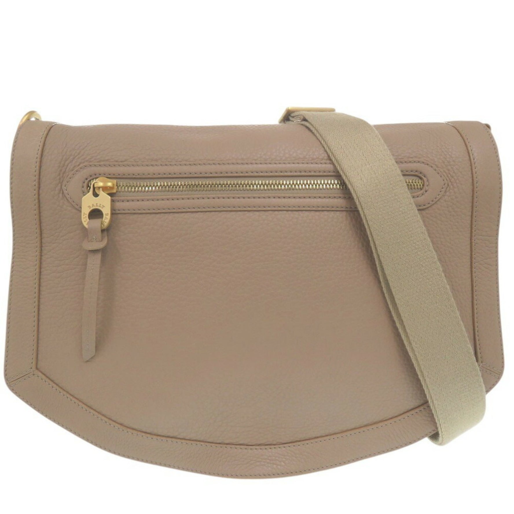 BALLY Shoulder Bag Leather Beige 0050BALLY