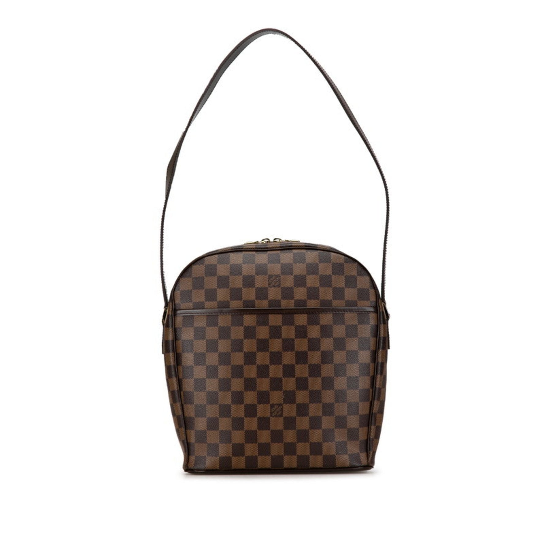 Louis Vuitton Damier Ipanema GM Shoulder Bag PVC Leather