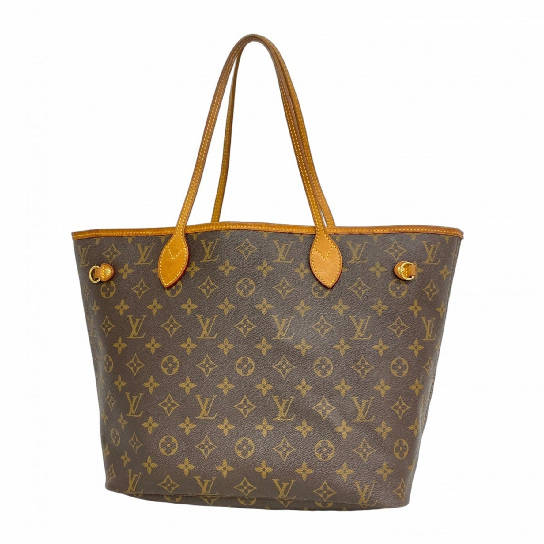 Louis Vuitton Monogram Neverfull MM Tote Bag M40156 Brown Women's