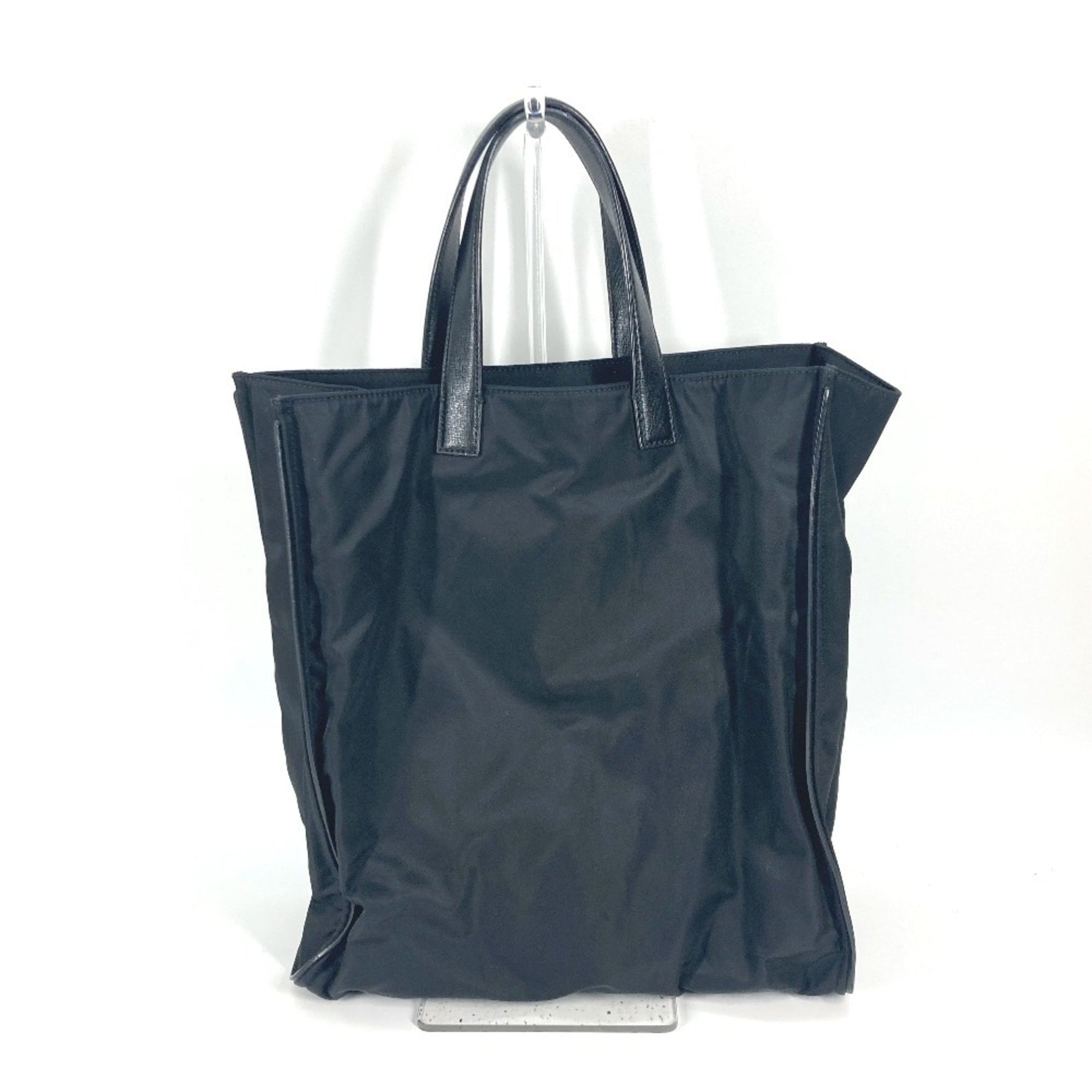 FENDI Monster Bugs Vertical Shoulder Bag Tote Nylon Black