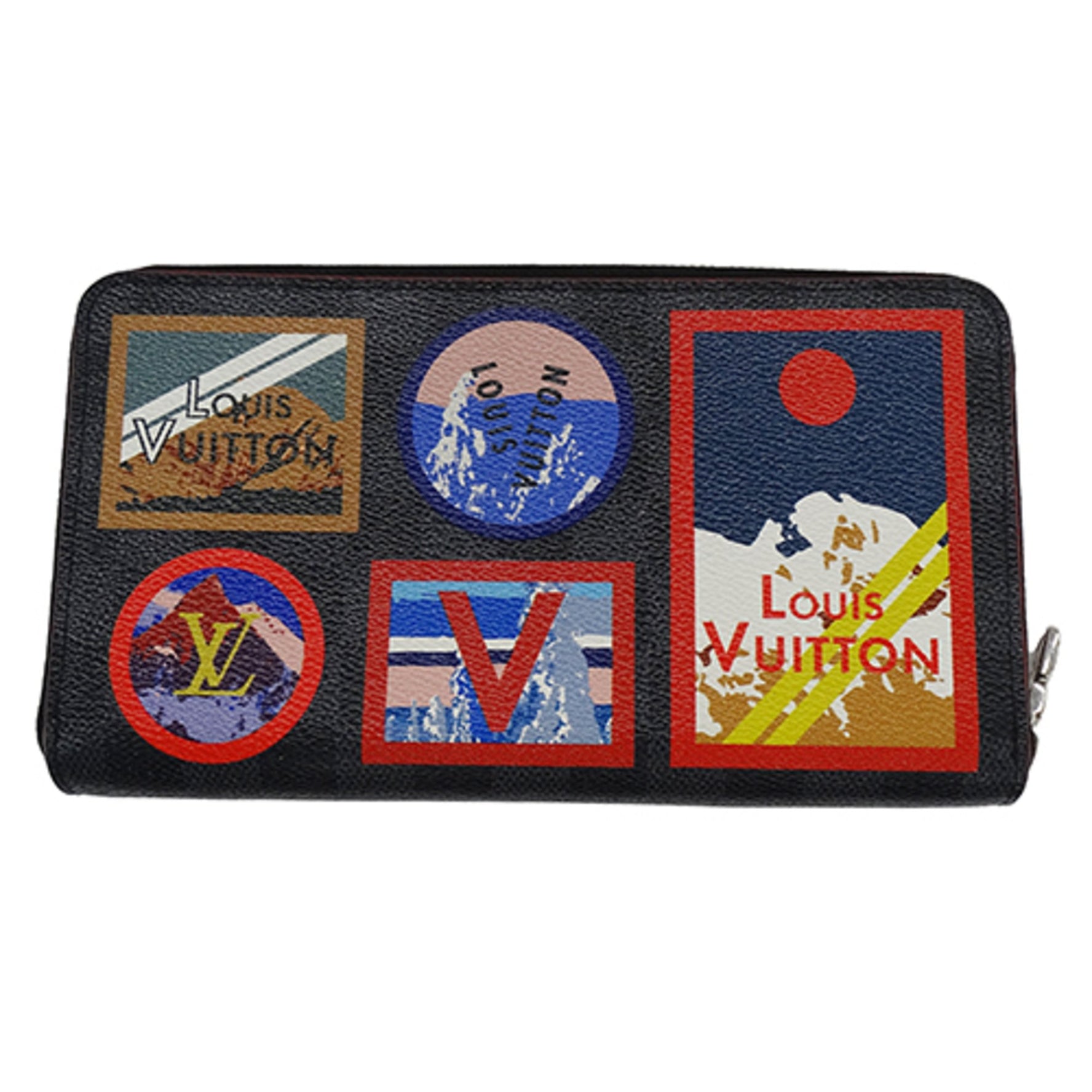 Louis Vuitton Damier Graphite Zippy Organizer Wallet, NM, LV Alps, Large Capacity