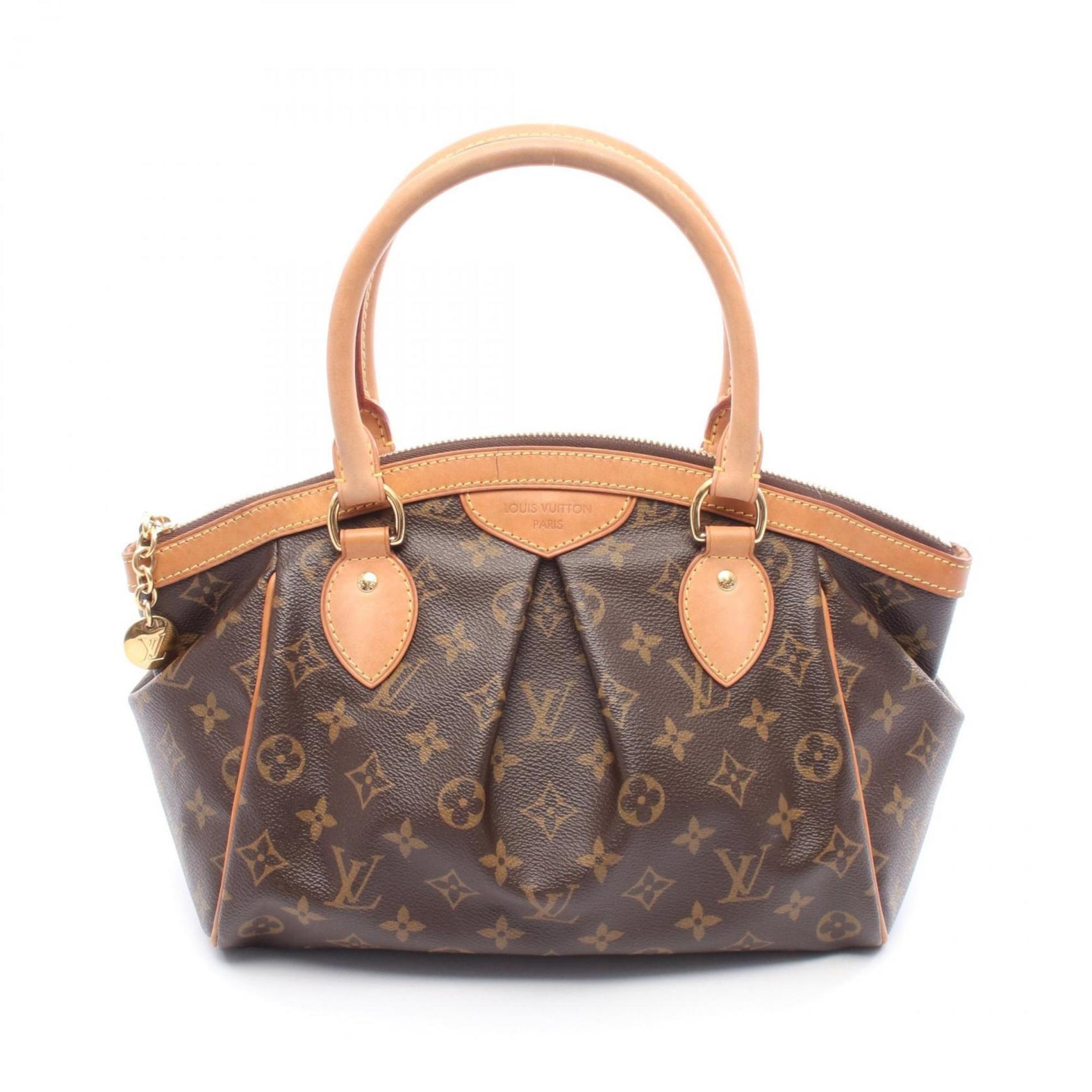 Louis Vuitton Tivoli PM Monogram Handbag, Coated Canvas and Leather
