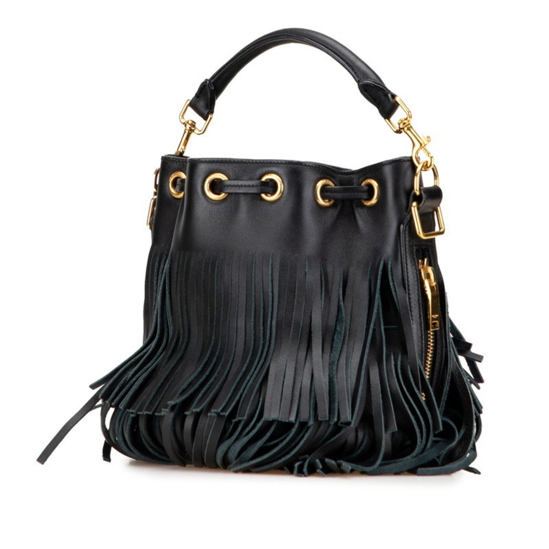 Saint Laurent Emmanuel Bucket Bag, Handbag/Shoulder Leather, SAINT LAURENT