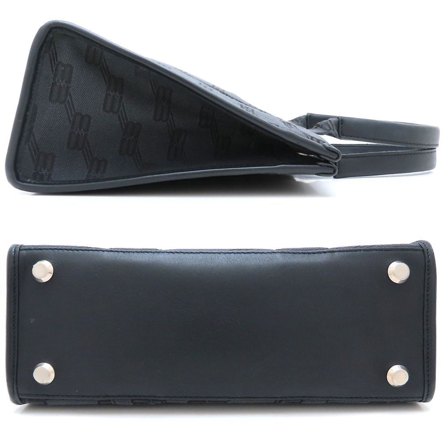 BALENCIAGA Hardwear Tote Bag in Canvas and Leather