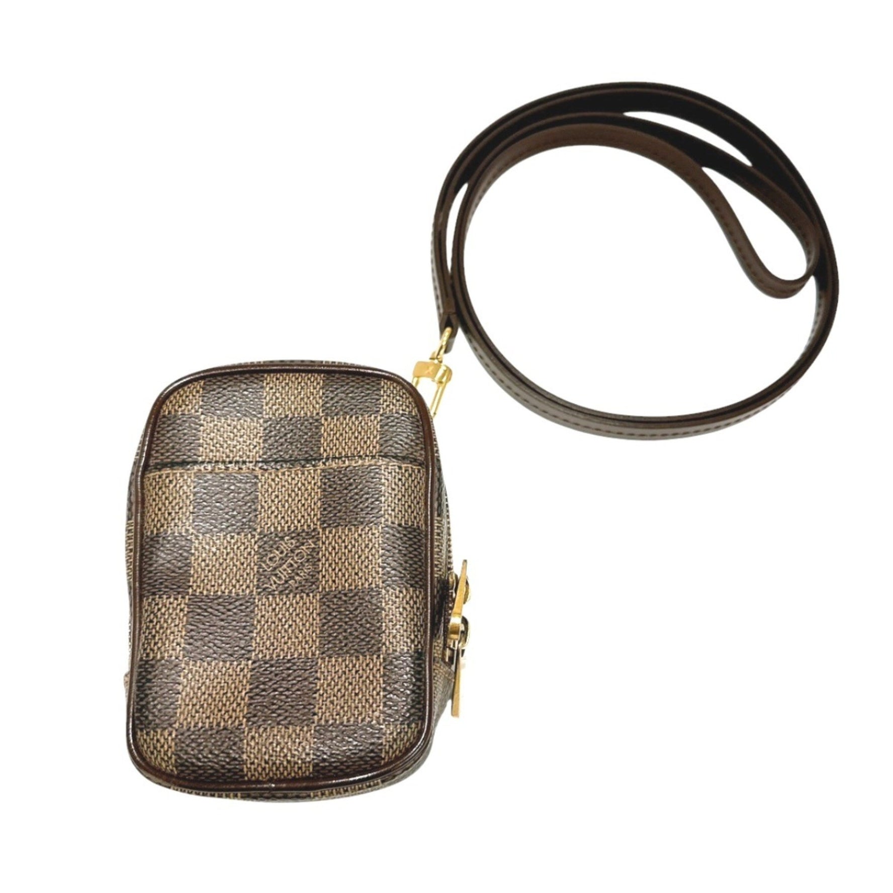 Louis Vuitton LOUIS VUITTON Shoulder Bag Pouch Damier Okapi GM Canvas N61737 Brown LV