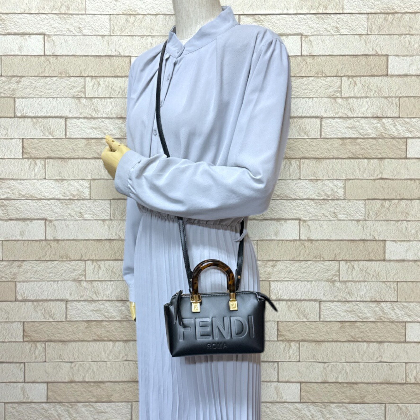 Fendi By The Way Shoulder Bag Leather