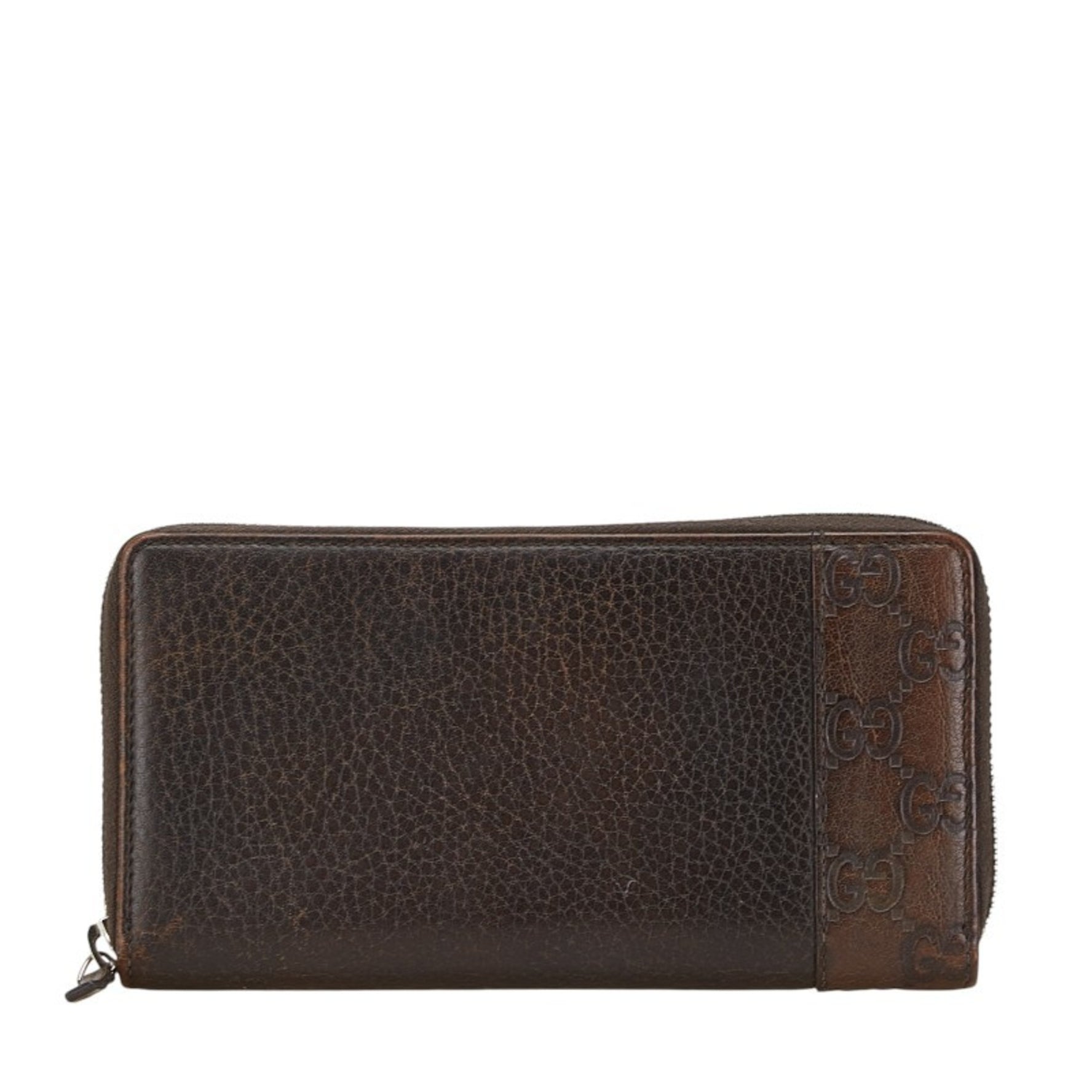 Gucci Guccissima Mistral Round Long Wallet Leather