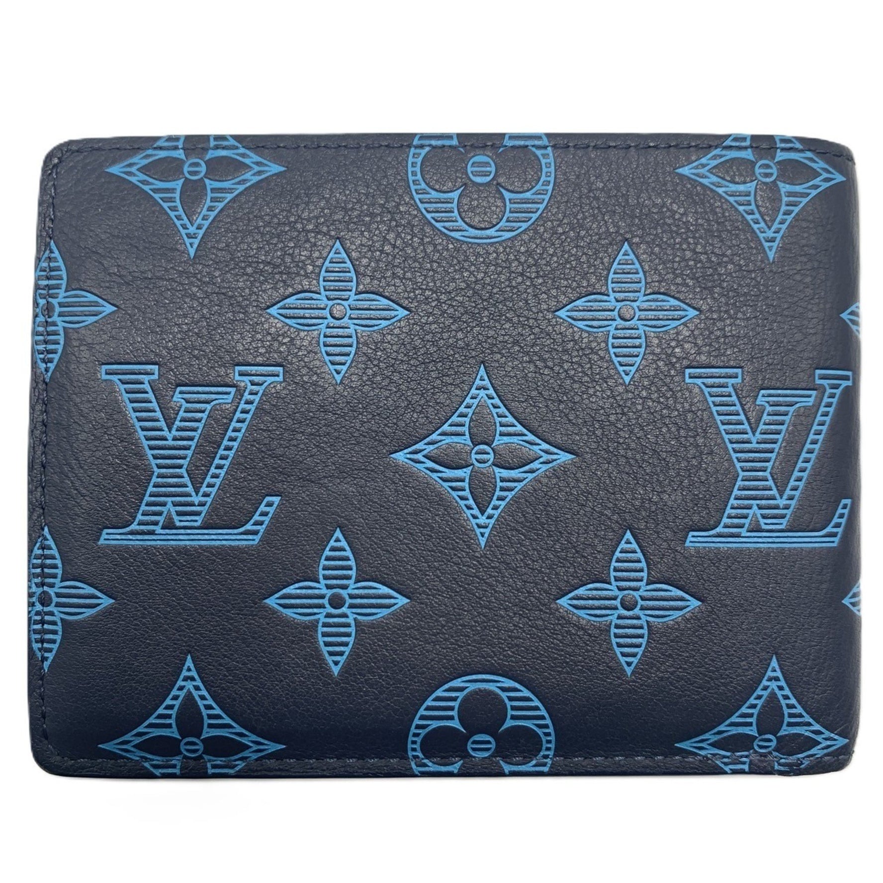Louis Vuitton Wallet Bi-fold Portefeuille Multiple Monogram Shadow