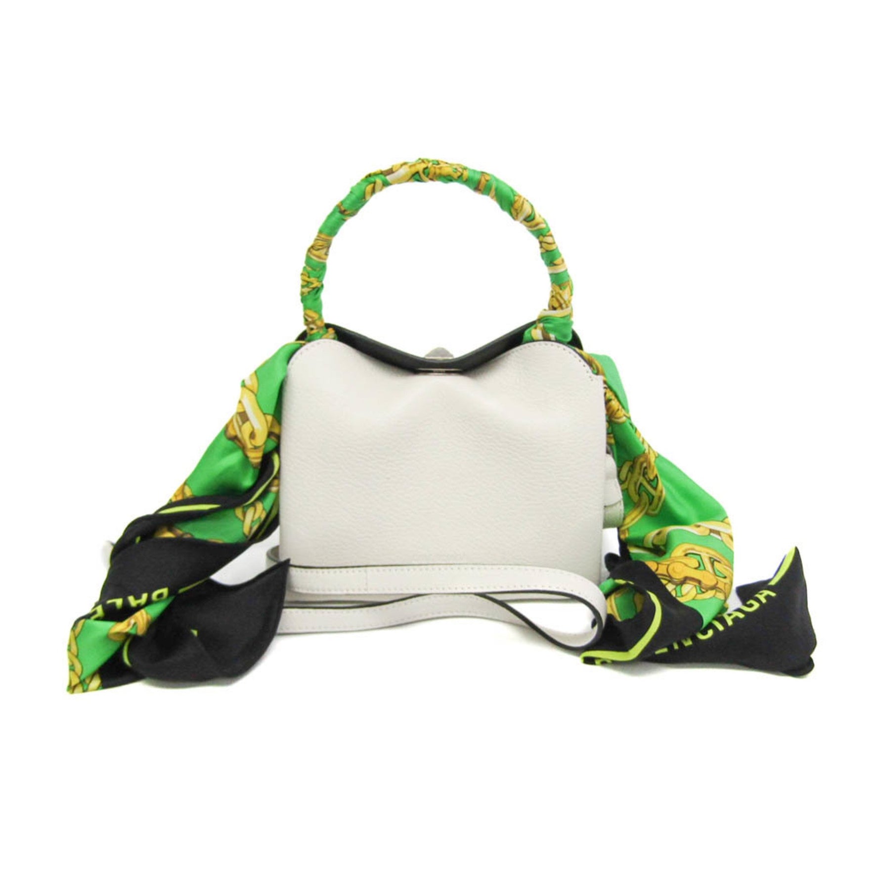 Balenciaga Women's Leather Handbag,Shoulder Bag White