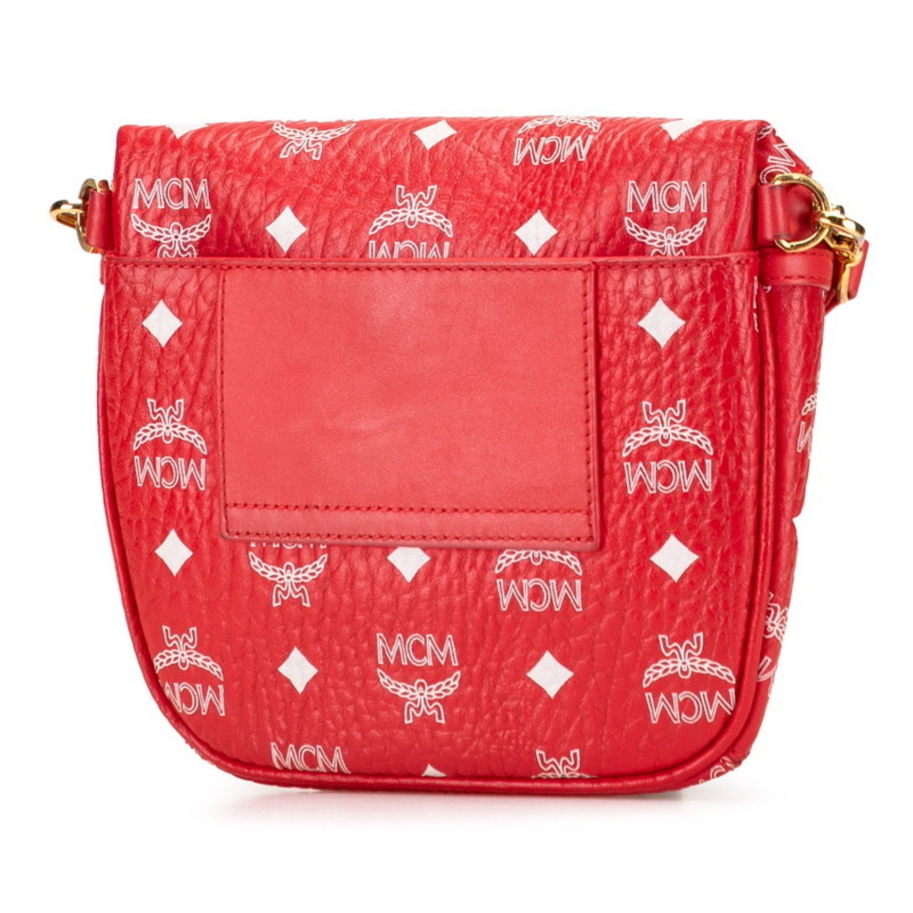 MCM Visetos OX New Year Collection Shoulder Bag/Body Bag Red