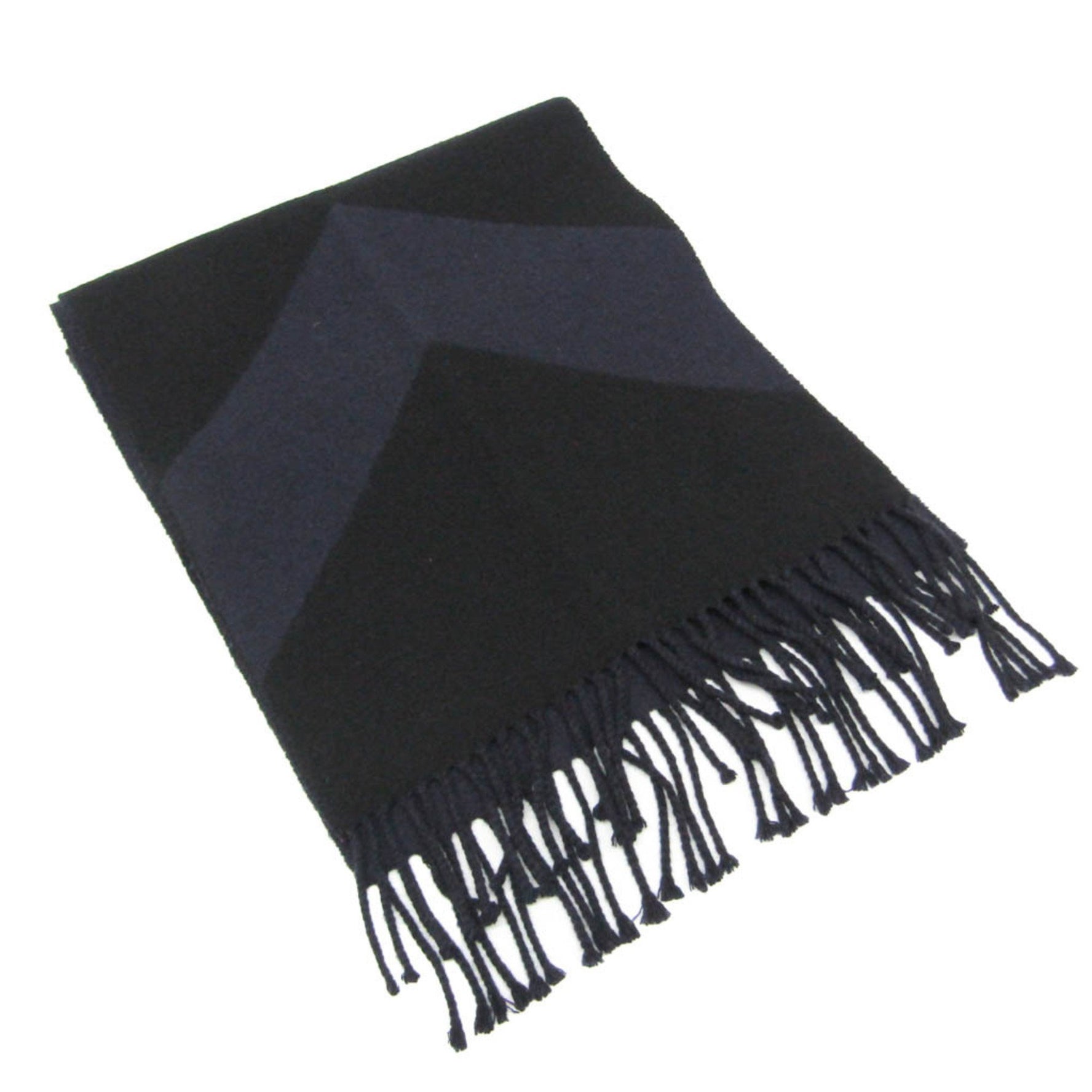 Hermes LOCAVAR Women,Men Cashmere Shawl Black,Navy