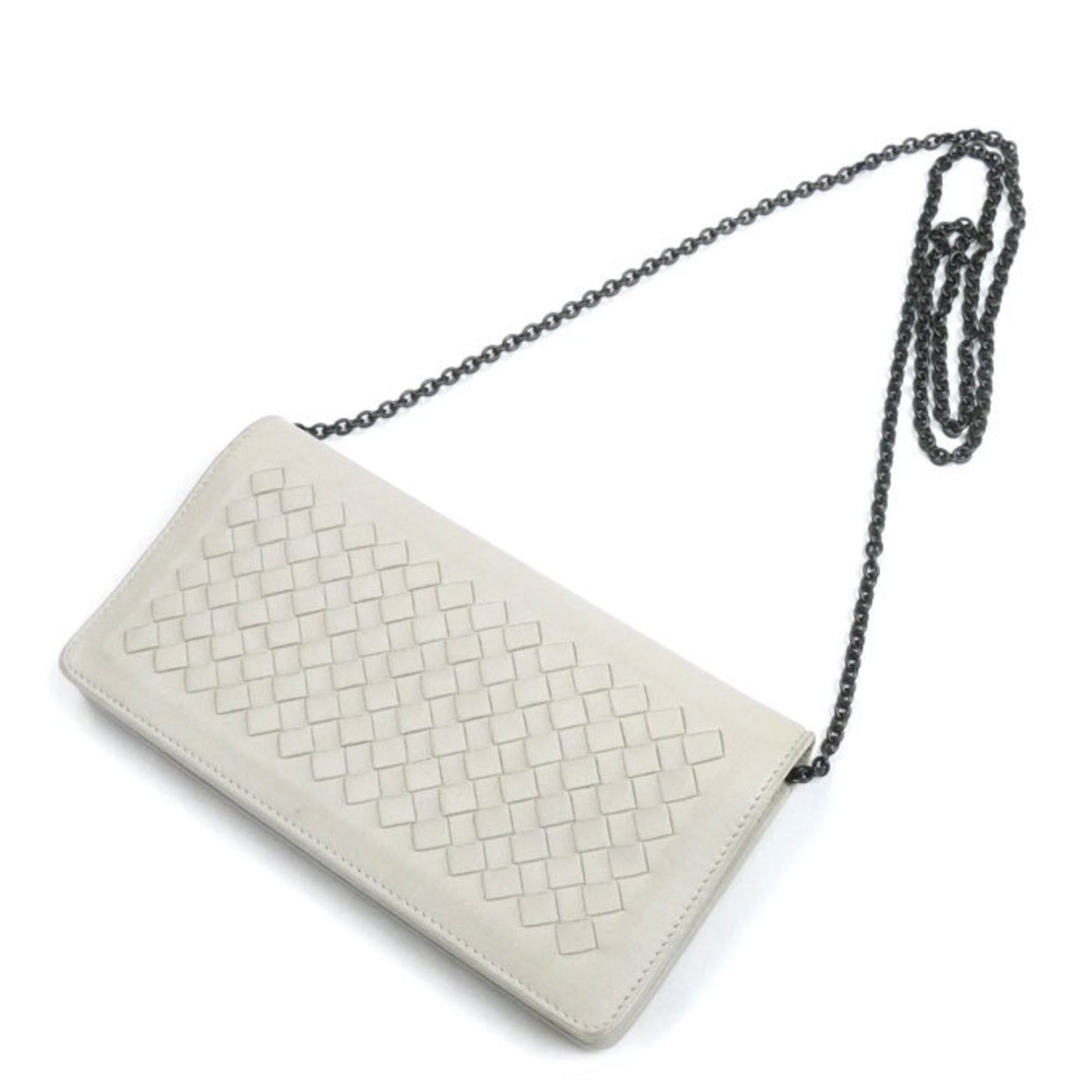 BOTTEGAVENETA Bottega Veneta Intrecciato Chain Wallet Long