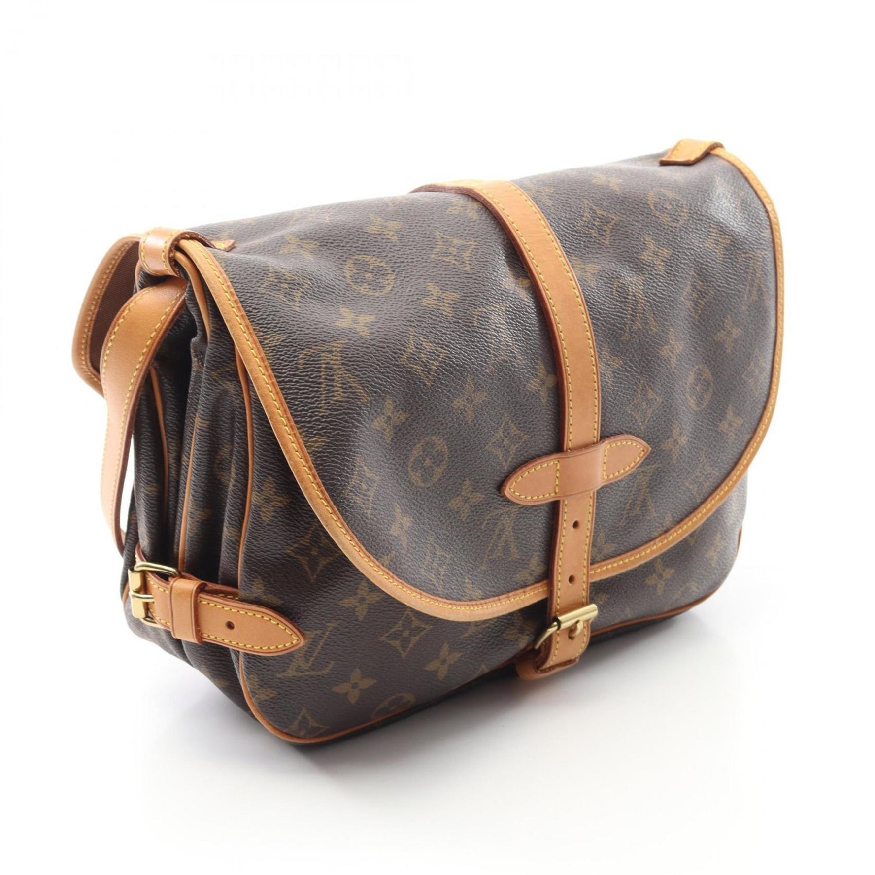 Louis Vuitton Saumur 30 Shoulder Bag, Coated Canvas and Leather, Monogram