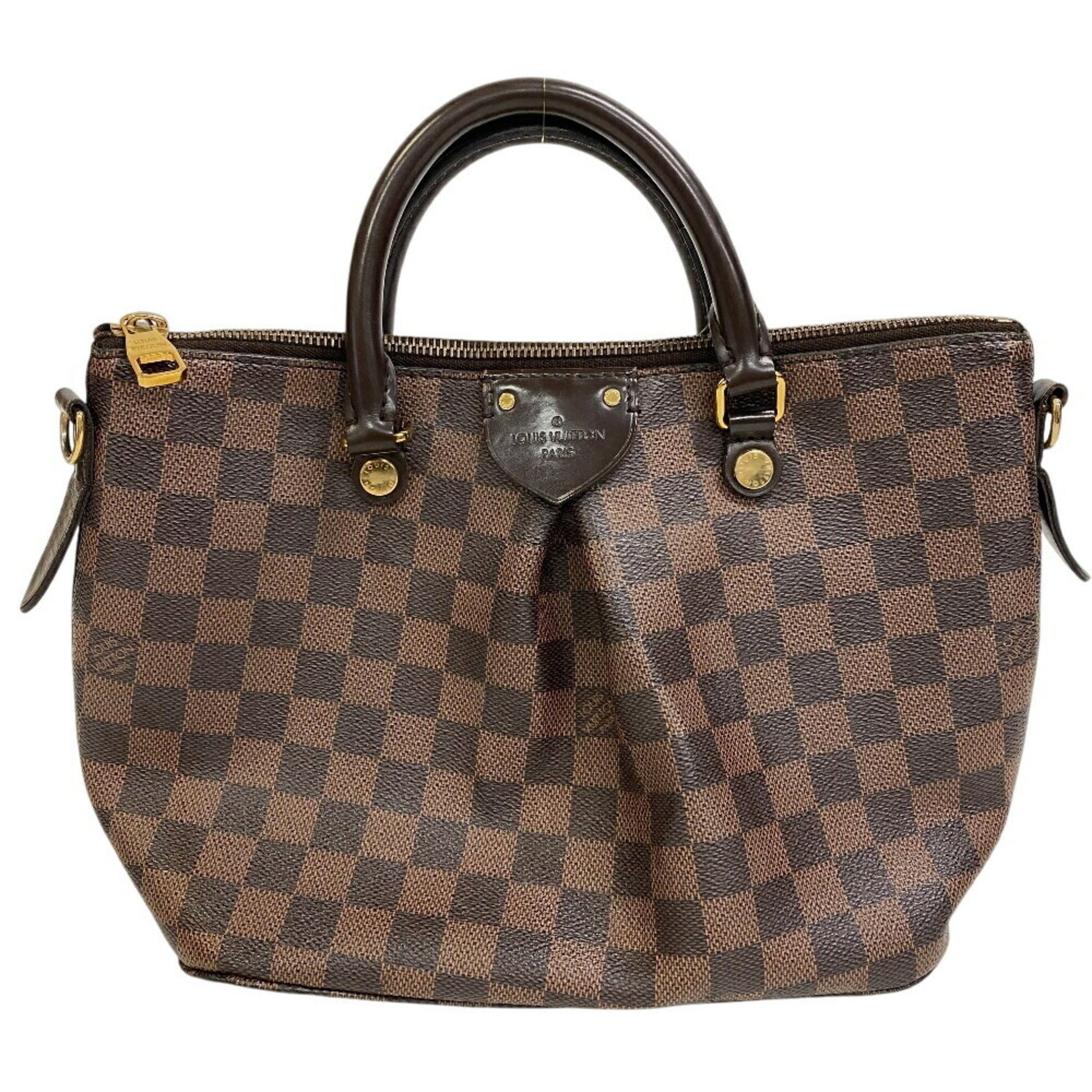 LOUIS VUITTON Siena PM Damier Handbag, Brown