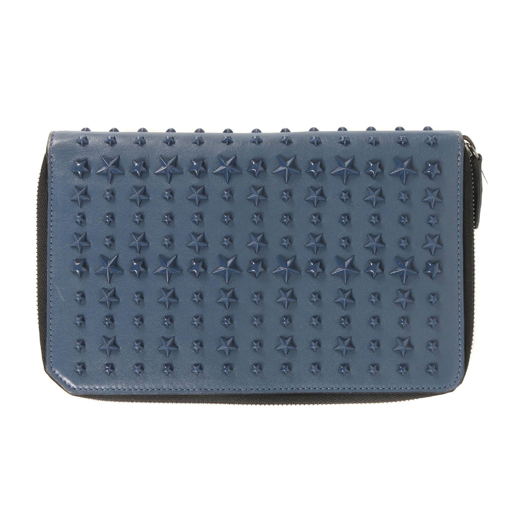 Jimmy Choo Star Stud Leather Case Wallet/Long Wallet Organizer Pass Card