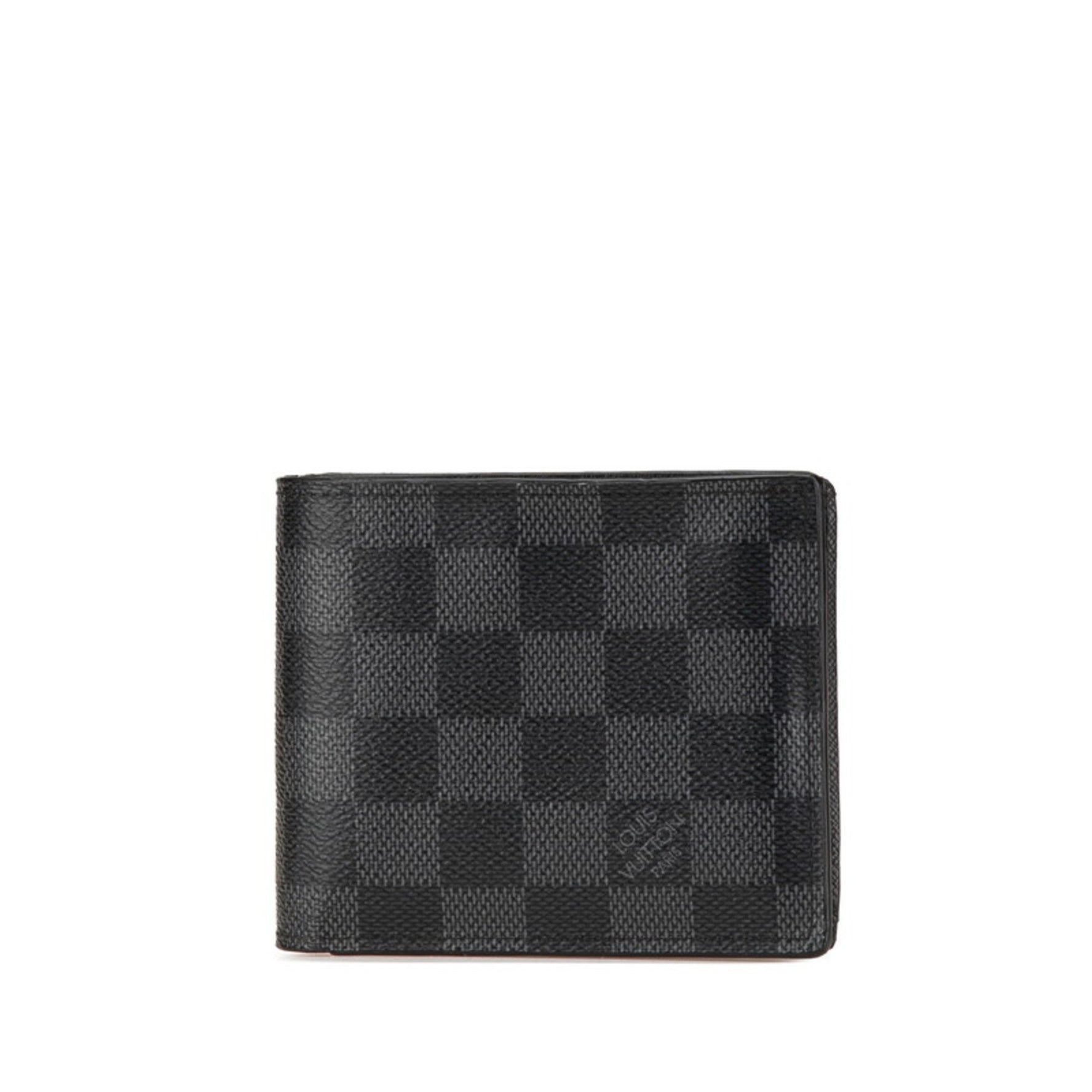 Louis Vuitton Damier Graphite Portefeuille Marco NM Bi-fold Wallet PVC