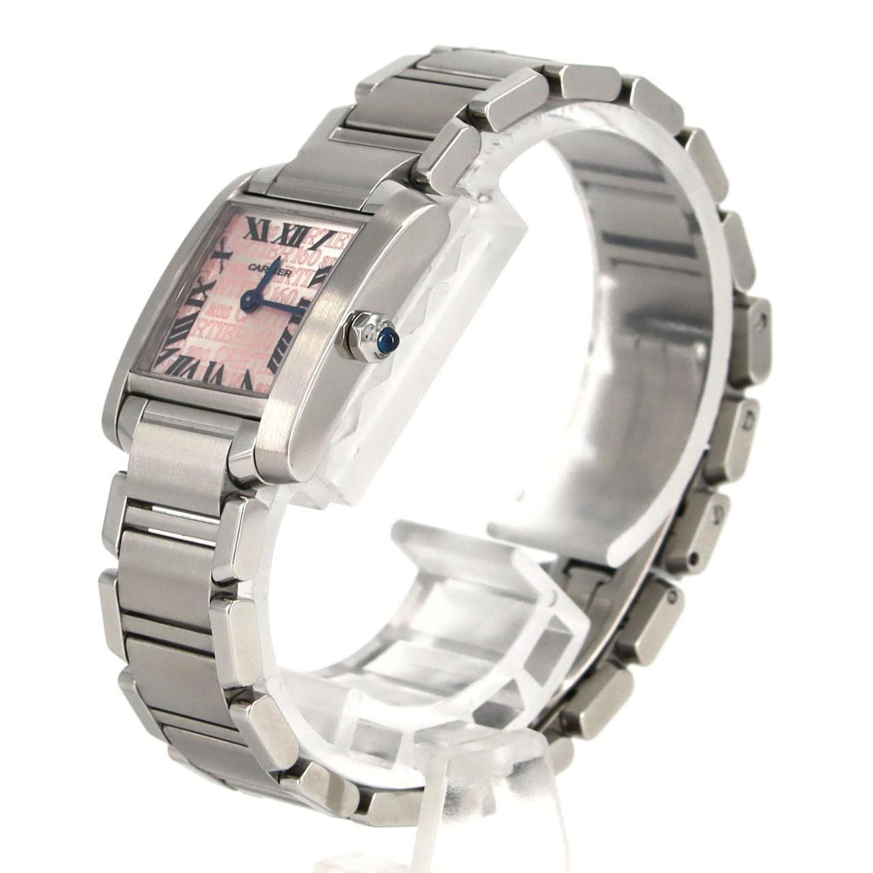 Cartier Tank Francaise SM 160th Anniversary W51035Q3 SS Wristwatch Quartz