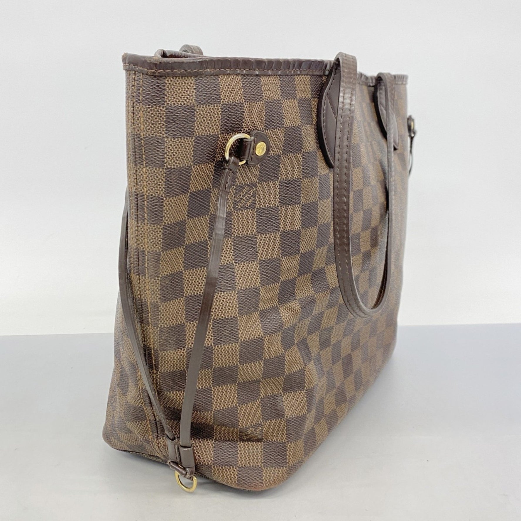 Louis Vuitton Damier Neverfull MM Tote Bag N51105 Ebene Women's