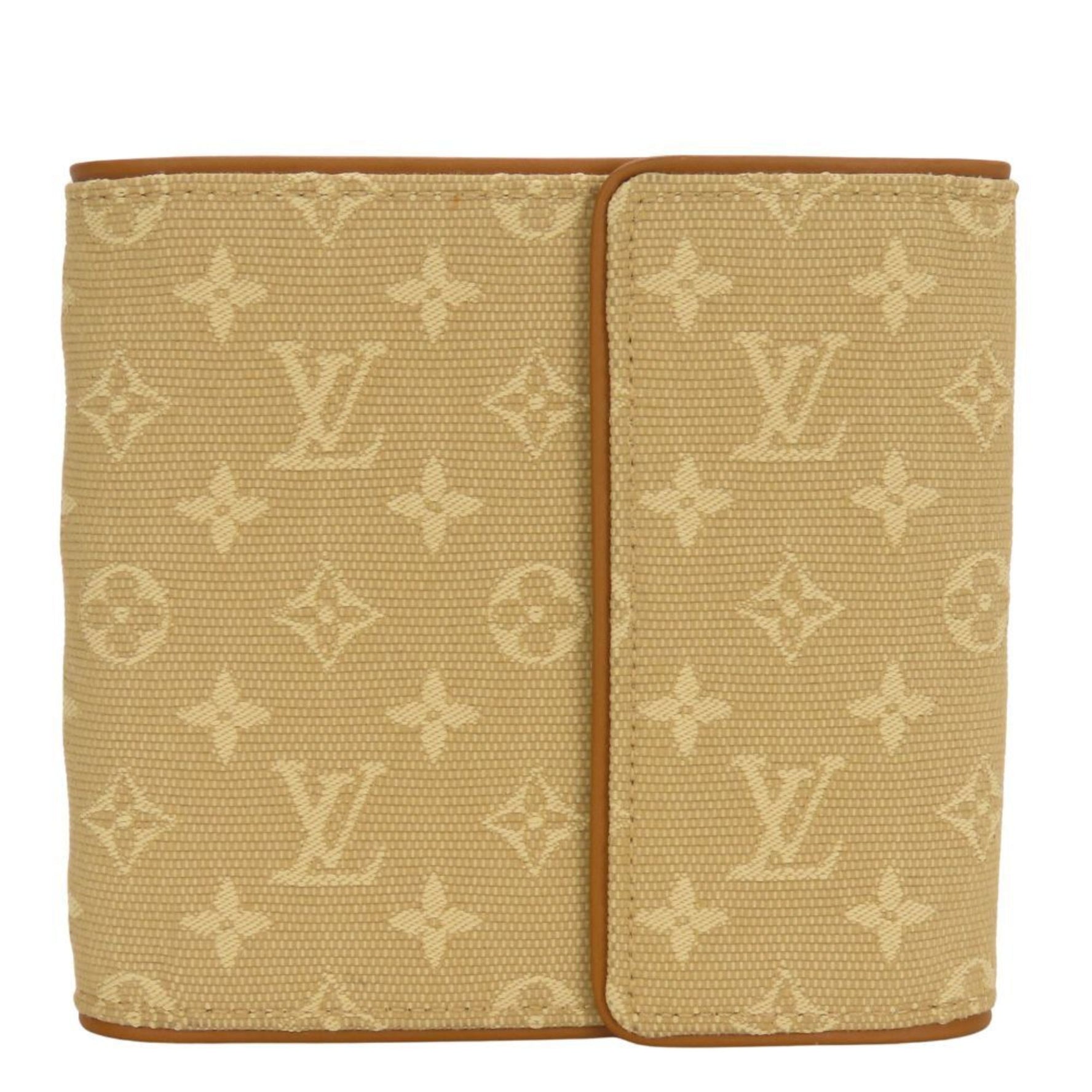 Louis Vuitton Tri-fold Wallet Porte-Biere Carte Credit Monet Monogram Mini LOUIS VUITTON