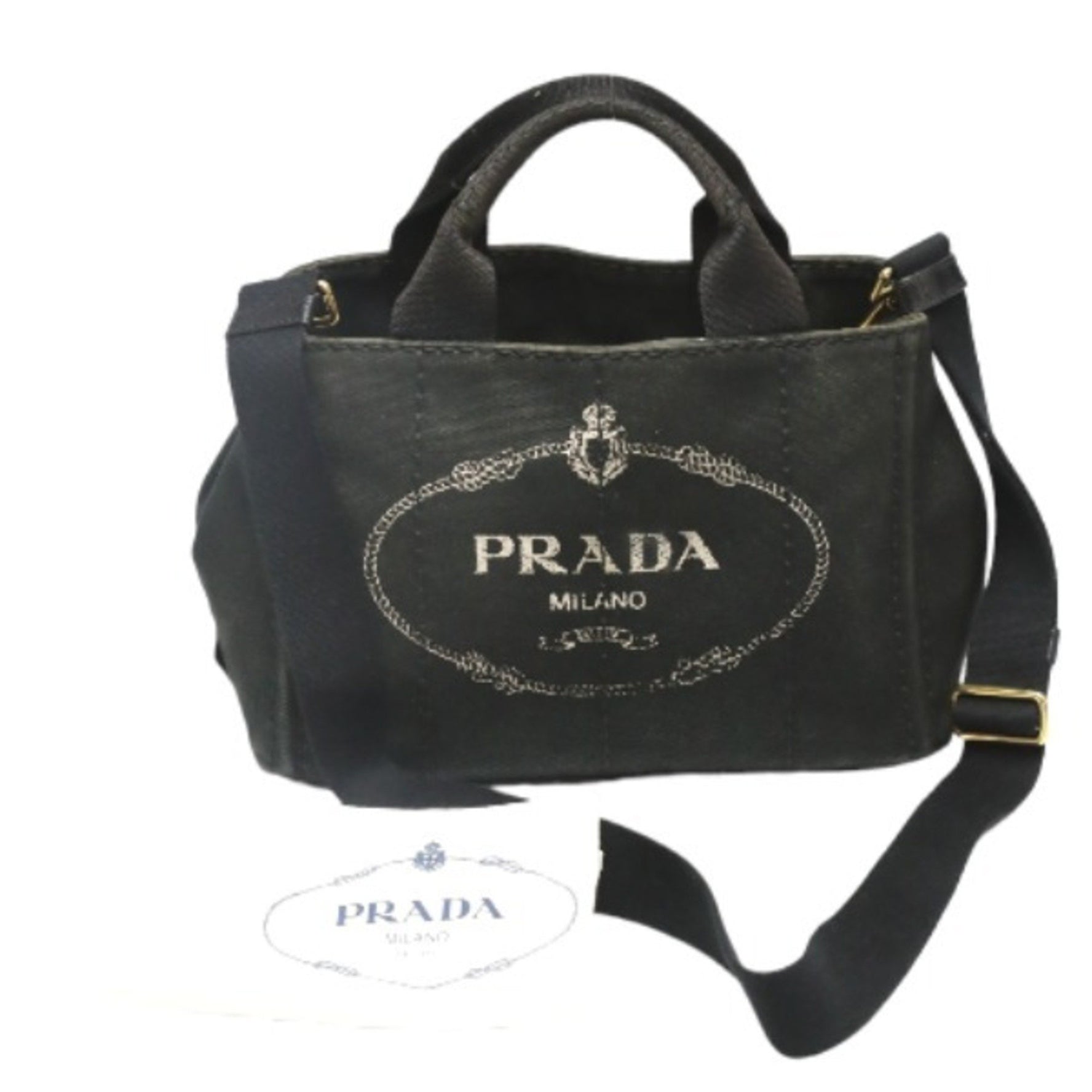 PRADA Tote Bag Kanapa Mini 1BG439 Prada Black