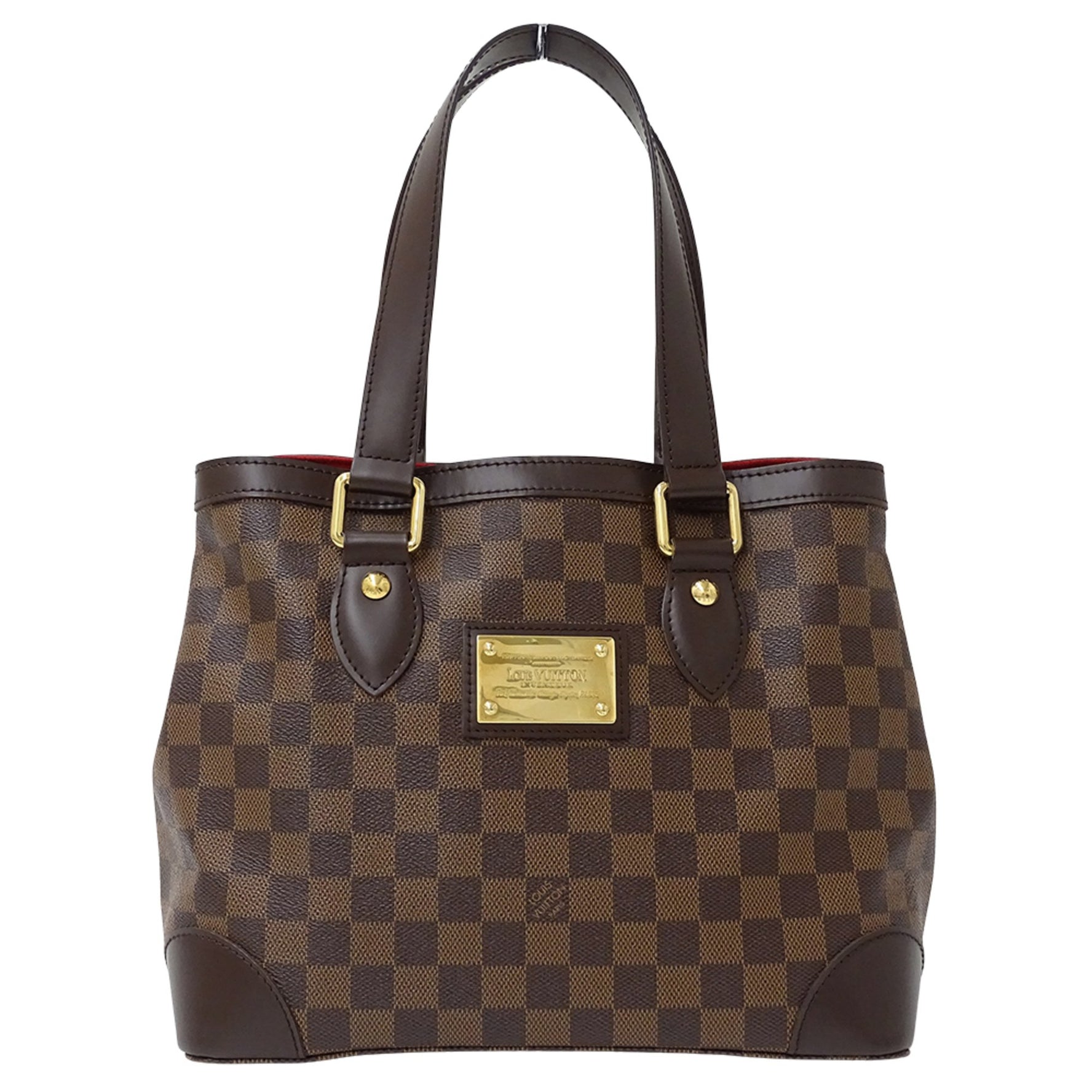 Louis Vuitton Damier Hampstead PM Tote Bag Brown, Shoulder