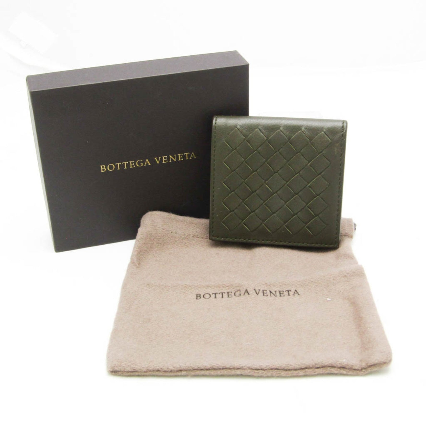 Bottega Veneta Intrecciato Leather Coin Purse/coin Case