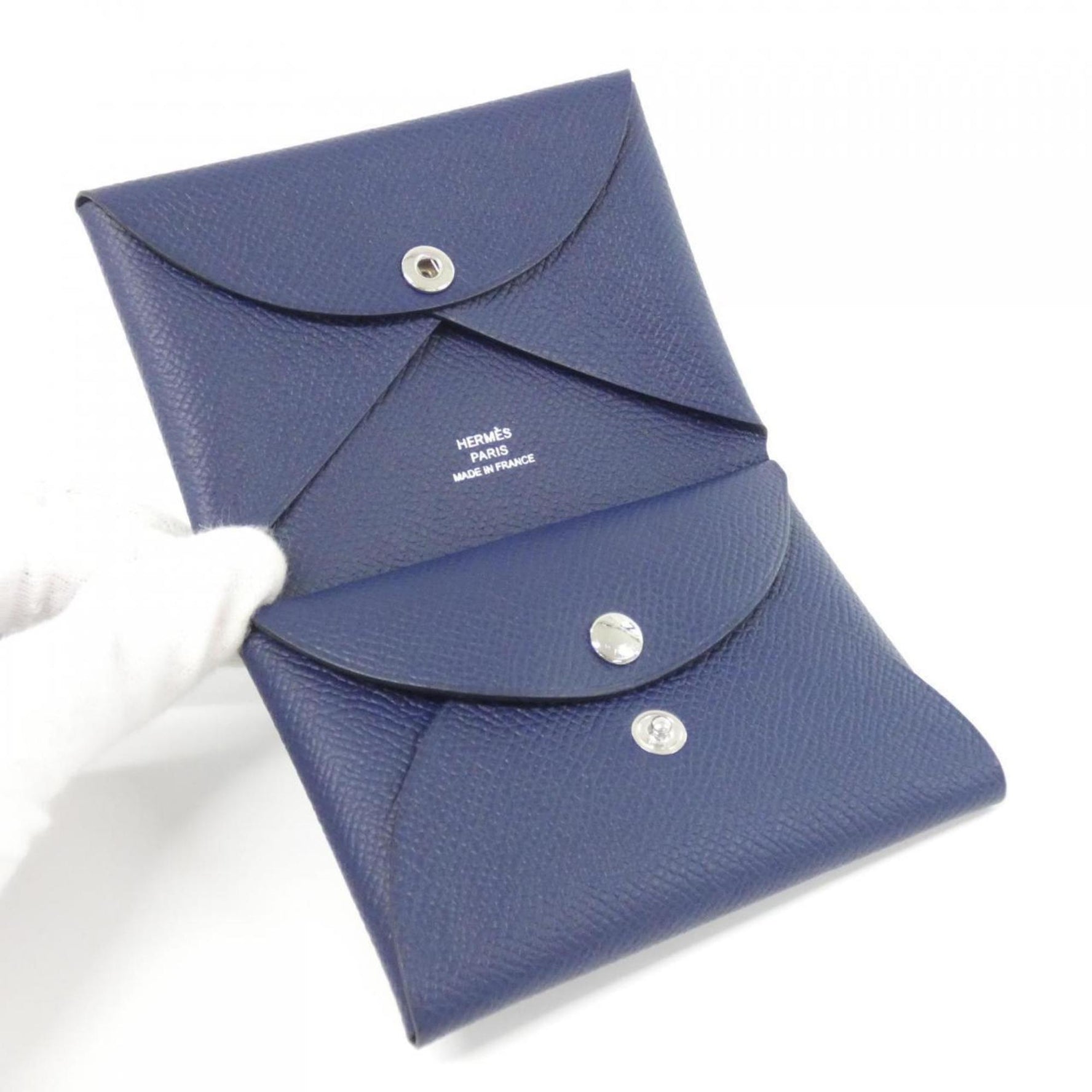 Hermes Calvi Duo Wallet Coin Case