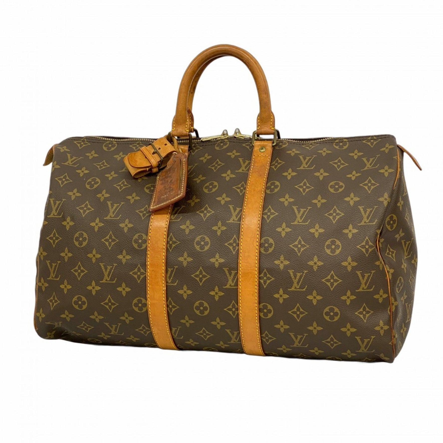 Louis Vuitton Monogram Keepall 45 Boston Bag Men's and