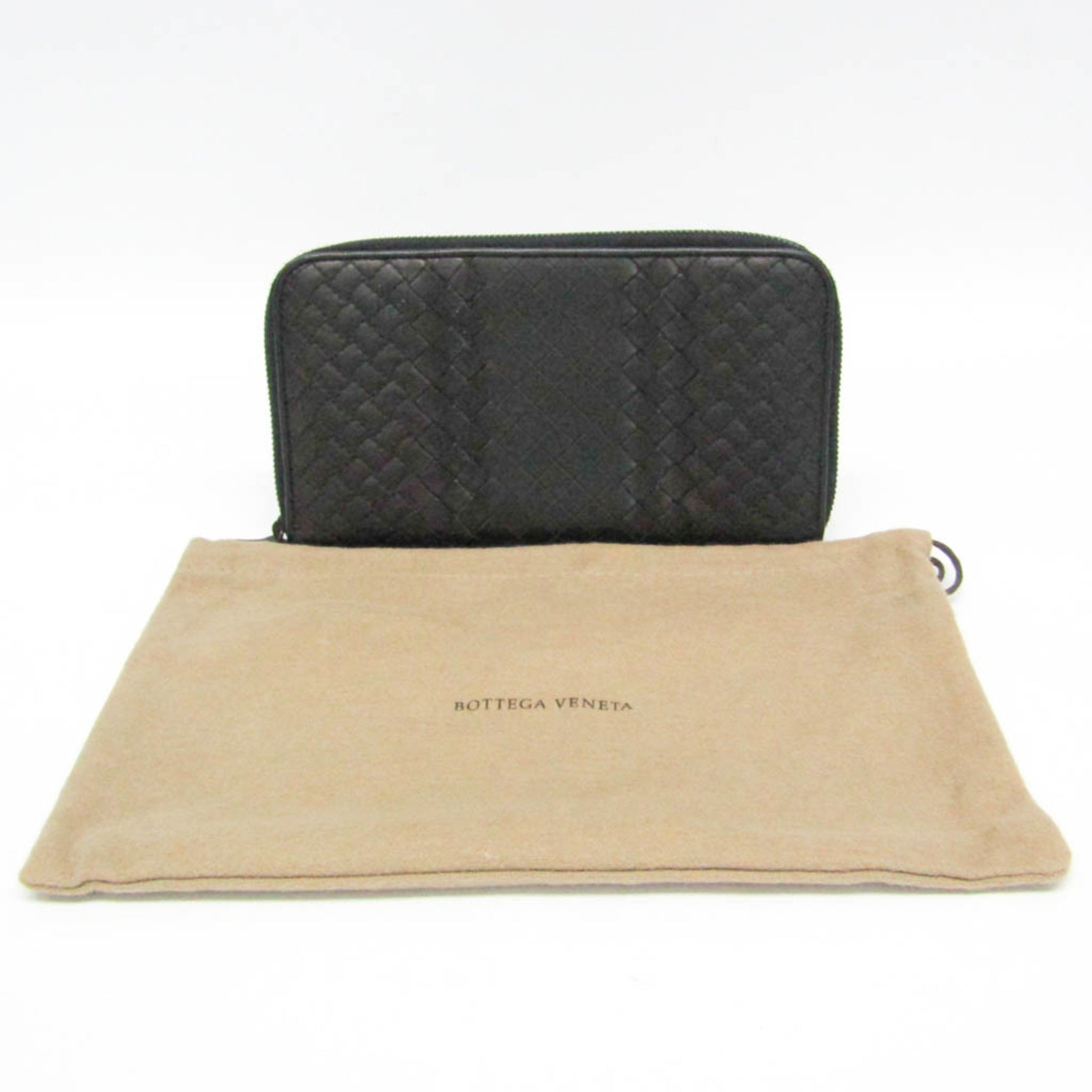 Bottega Veneta Intrecciato Leather Long Wallet (bi-fold)
