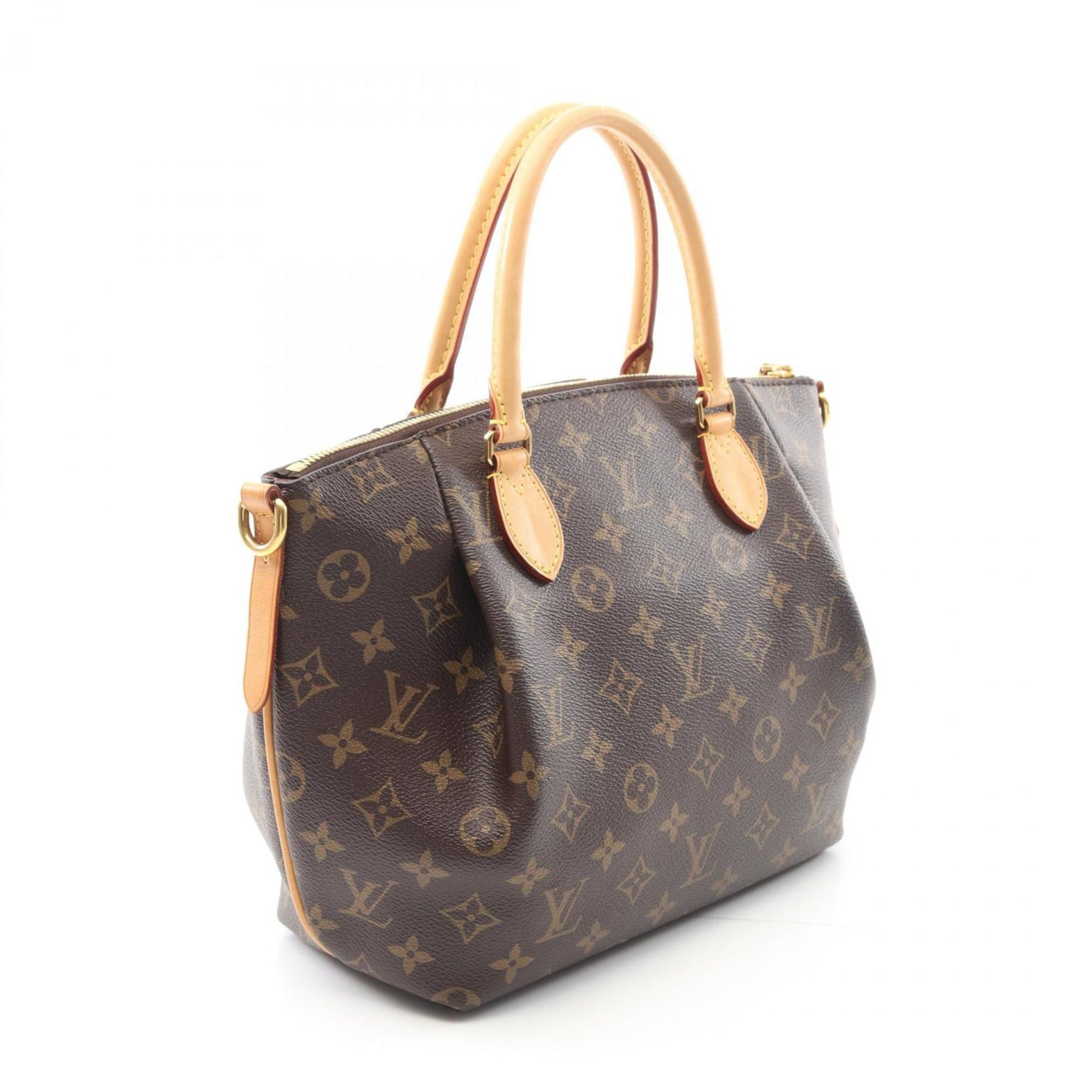 Louis Vuitton Turen PM Handbag, Coated Canvas and Leather, Monogram