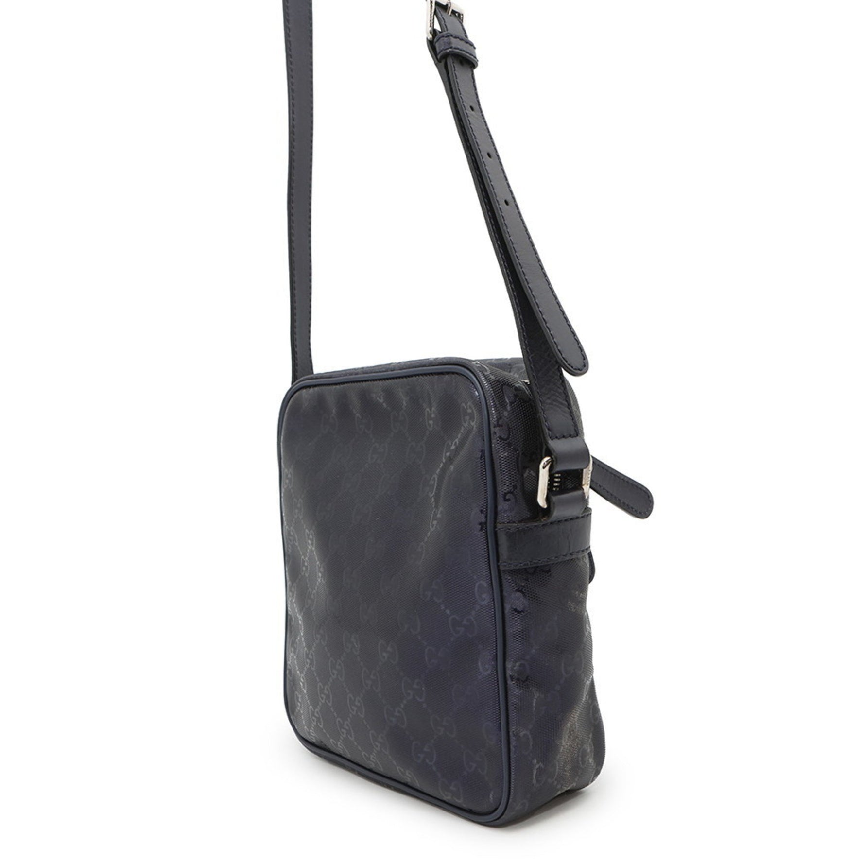 Gucci GG Imprime Leather Shoulder Bag Crossbody