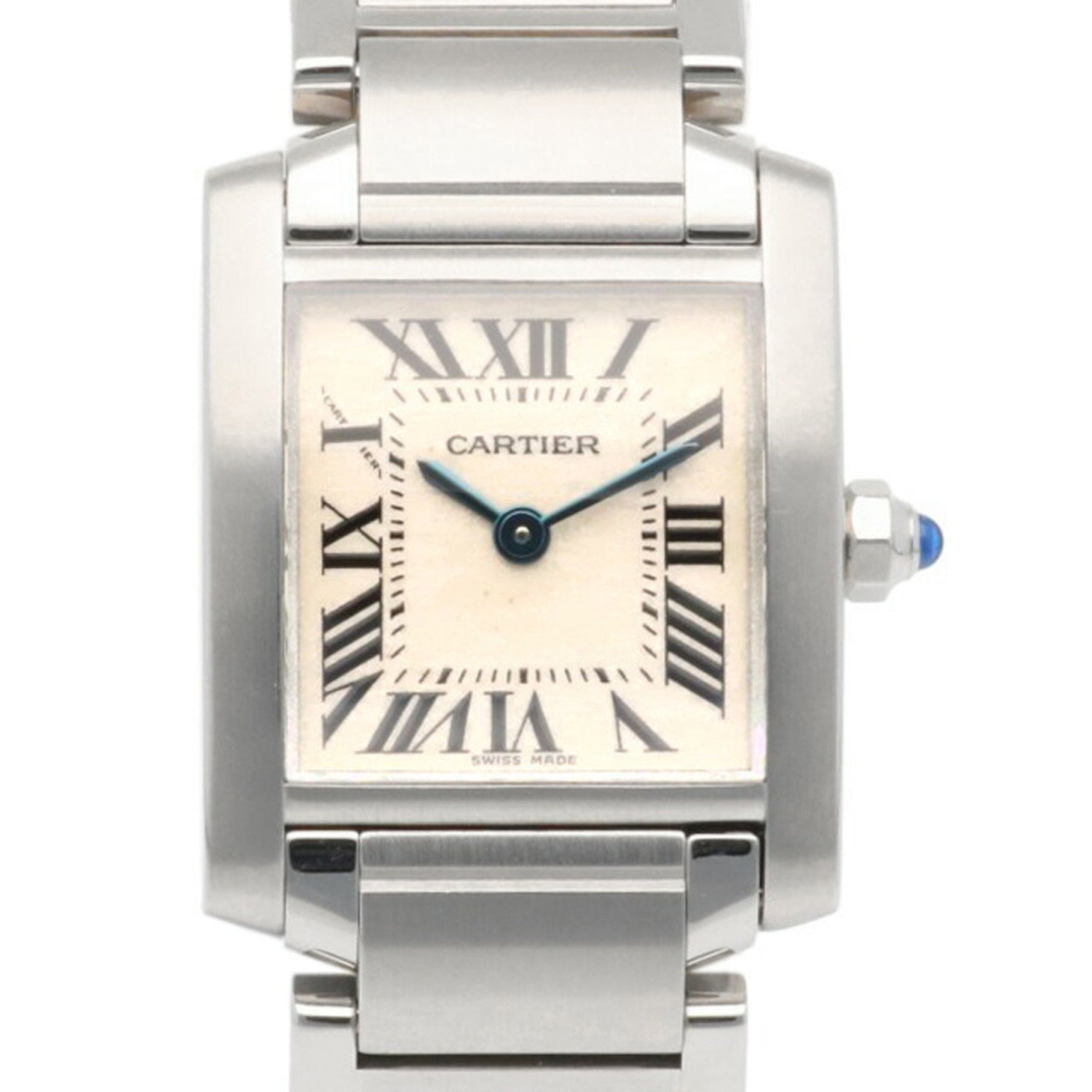 Cartier Tank Francaise SM Watch Stainless Steel 2384 Quartz Ladies