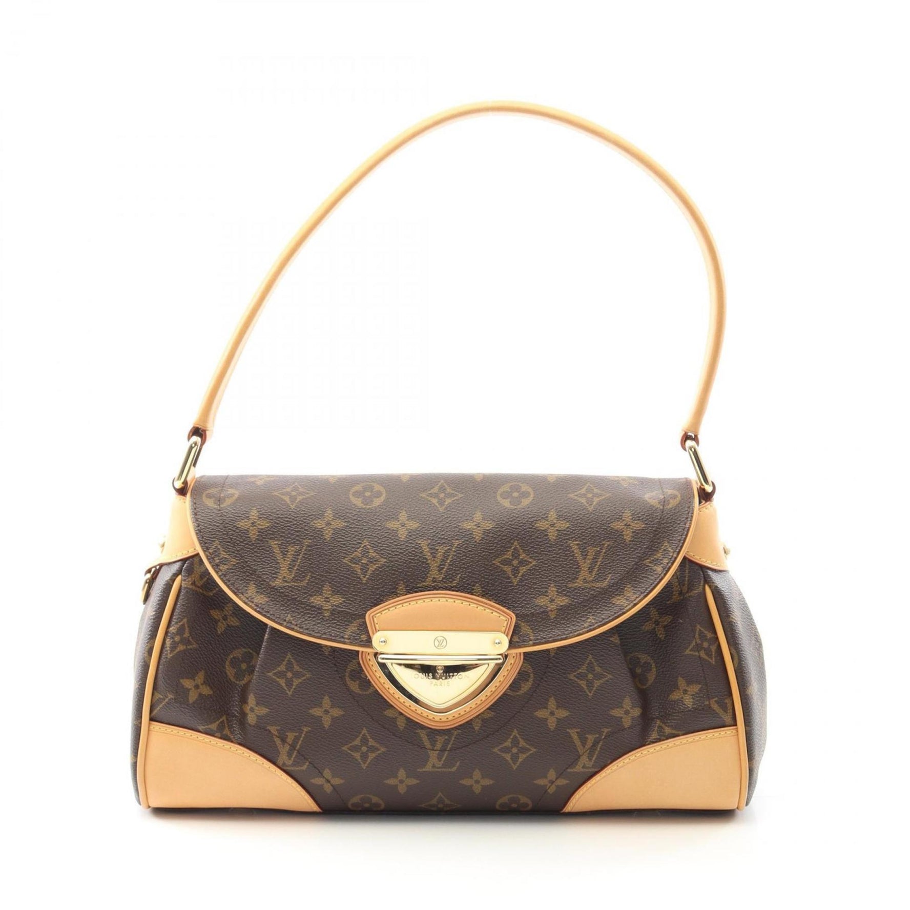 Louis Vuitton Beverly MM Shoulder Bag, Coated Canvas and Leather, Monogram