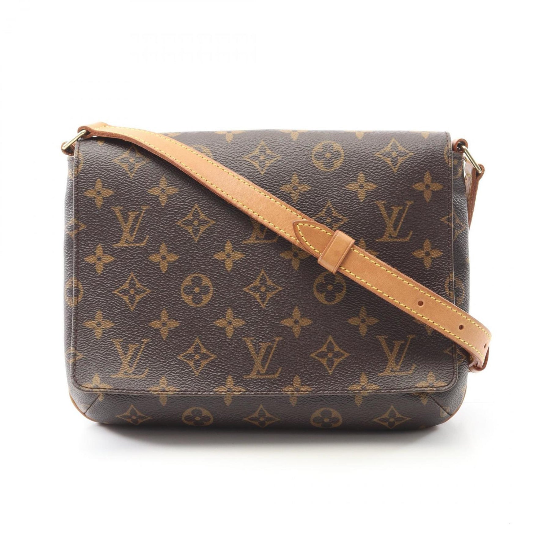 Louis Vuitton Musette Tango Long Strap Shoulder Bag, Coated Canvas and Leather, Monogram, Brown