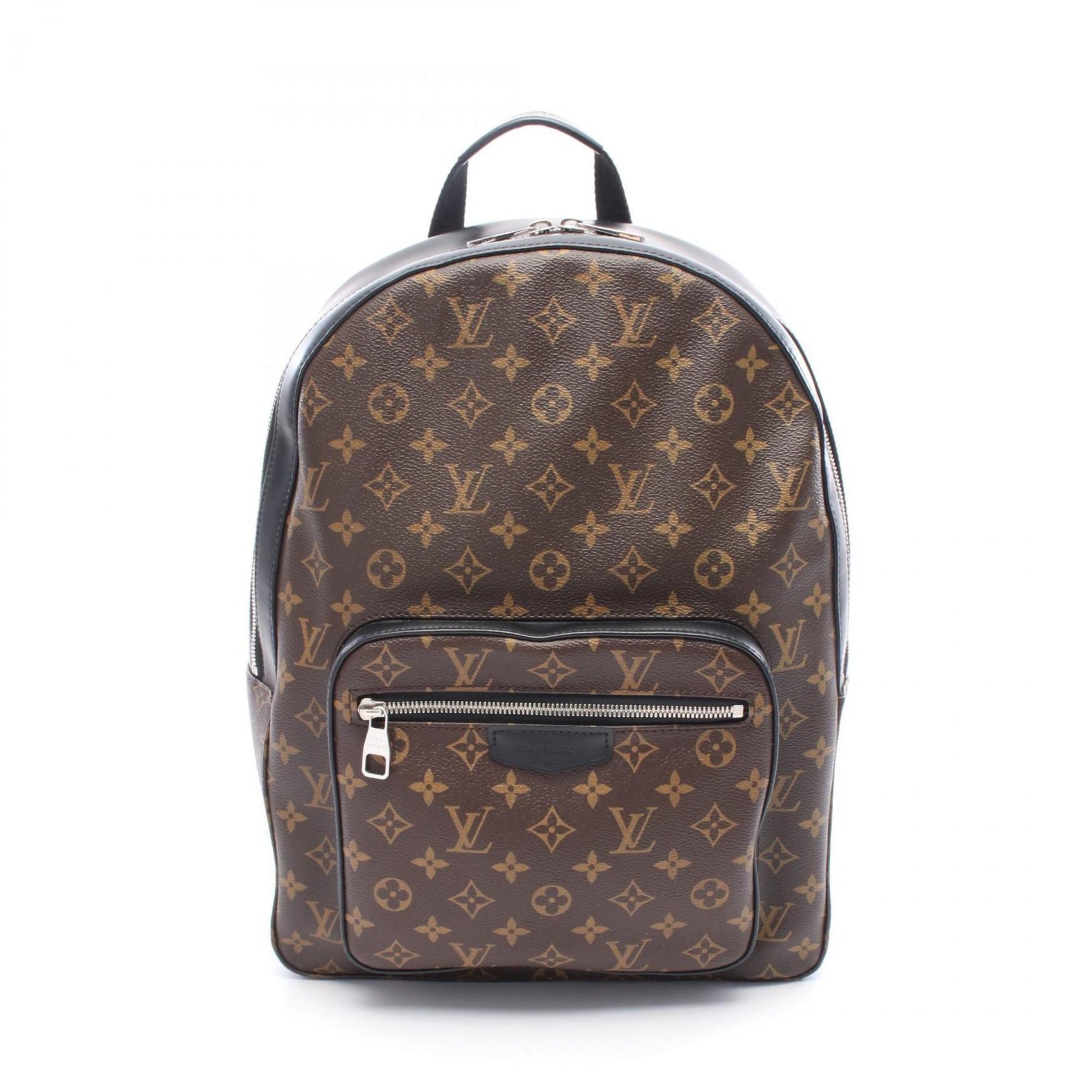 Louis Vuitton Josh Rucksack, PVC-Coated Canvas and Leather Monogram Macassar, Brown/Black