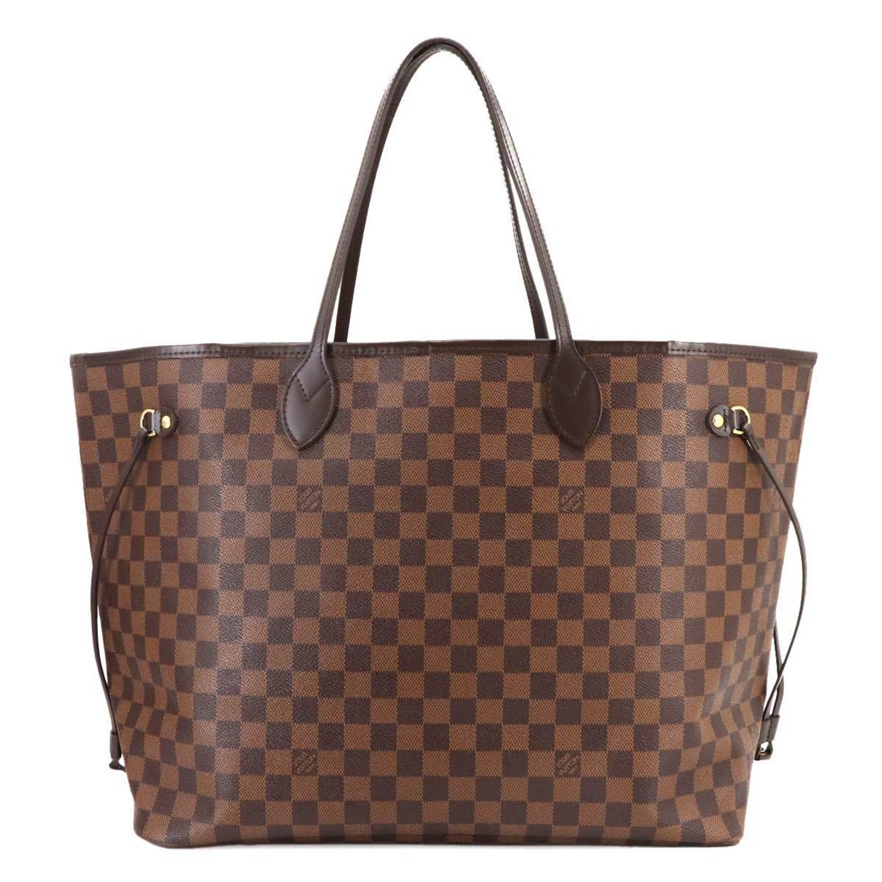 Louis Vuitton Damier Neverfull GM Tote Bag, Ebene Cerise, Gold Hardware