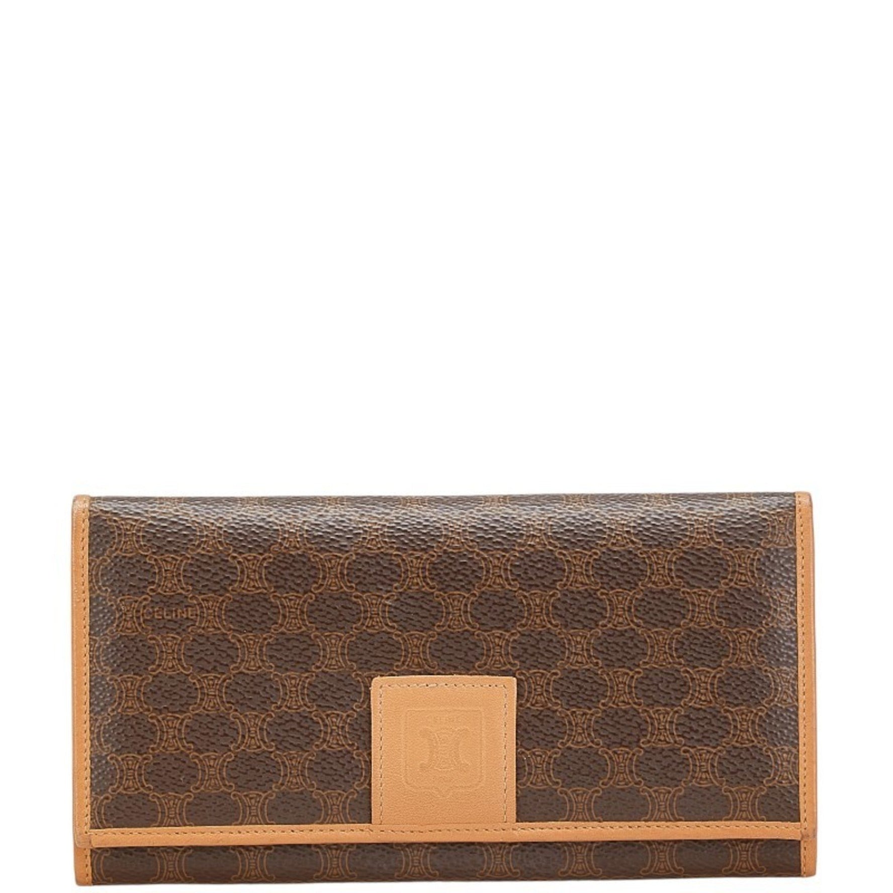 Celine Macadam Long Wallet Leather