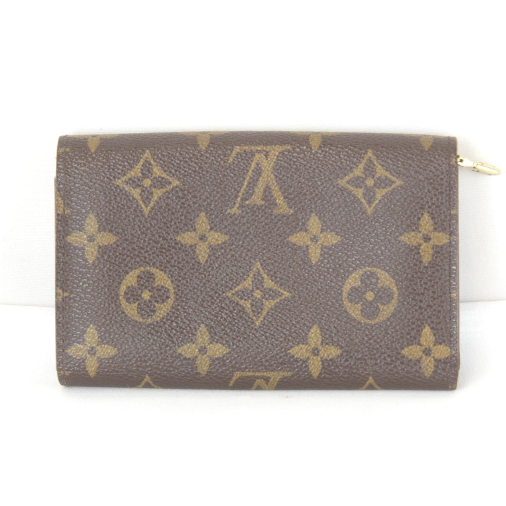 LOUIS VUITTON Louis Vuitton Porte Monnaie-Vieux-Trésor Bifold Wallet Canvas