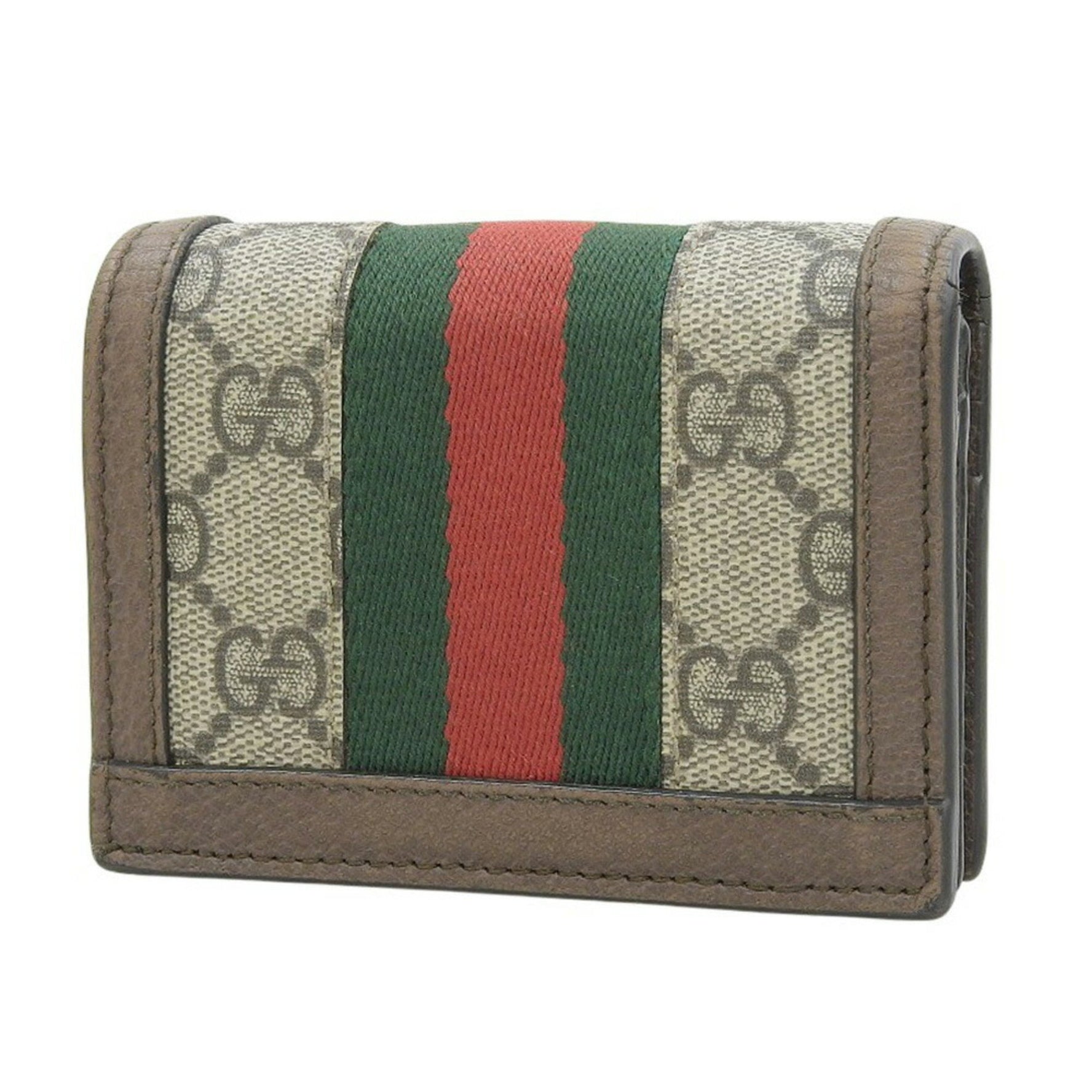 Gucci Ophidia GG Mini Wallet 0416 Sherry Line Compact